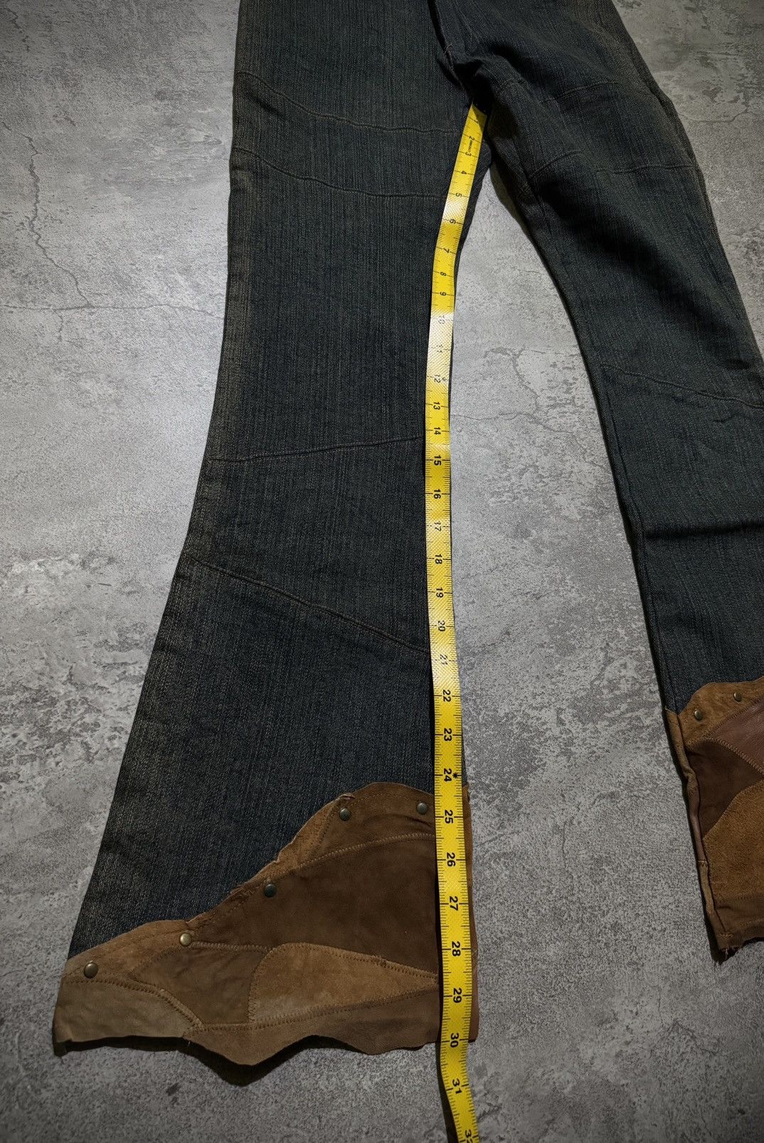 Hysteric Glamour Y2k deep ifsixwasnine lgb goa style flare jeans Size US 28 / EU 44 - 12 Thumbnail