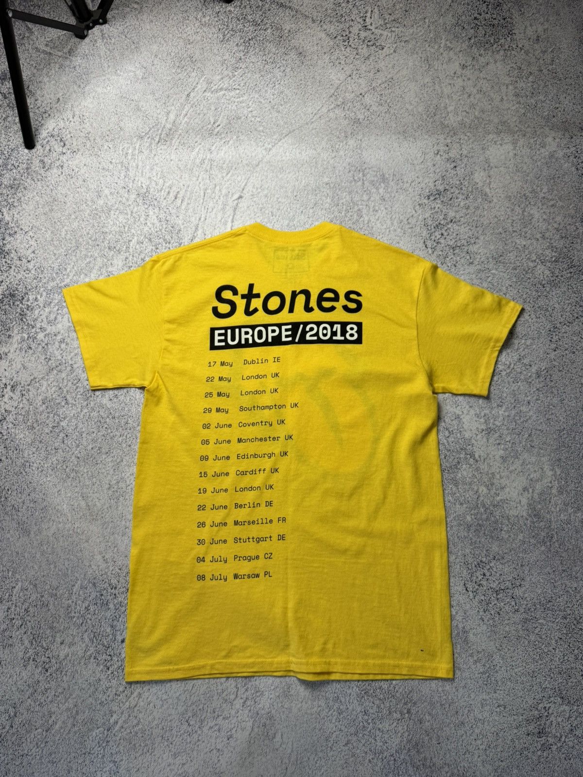 Band Tees Vintage The Rolling Stones Europe Tour 2018 Size US M / EU 48-50 / 2 - 14 Thumbnail