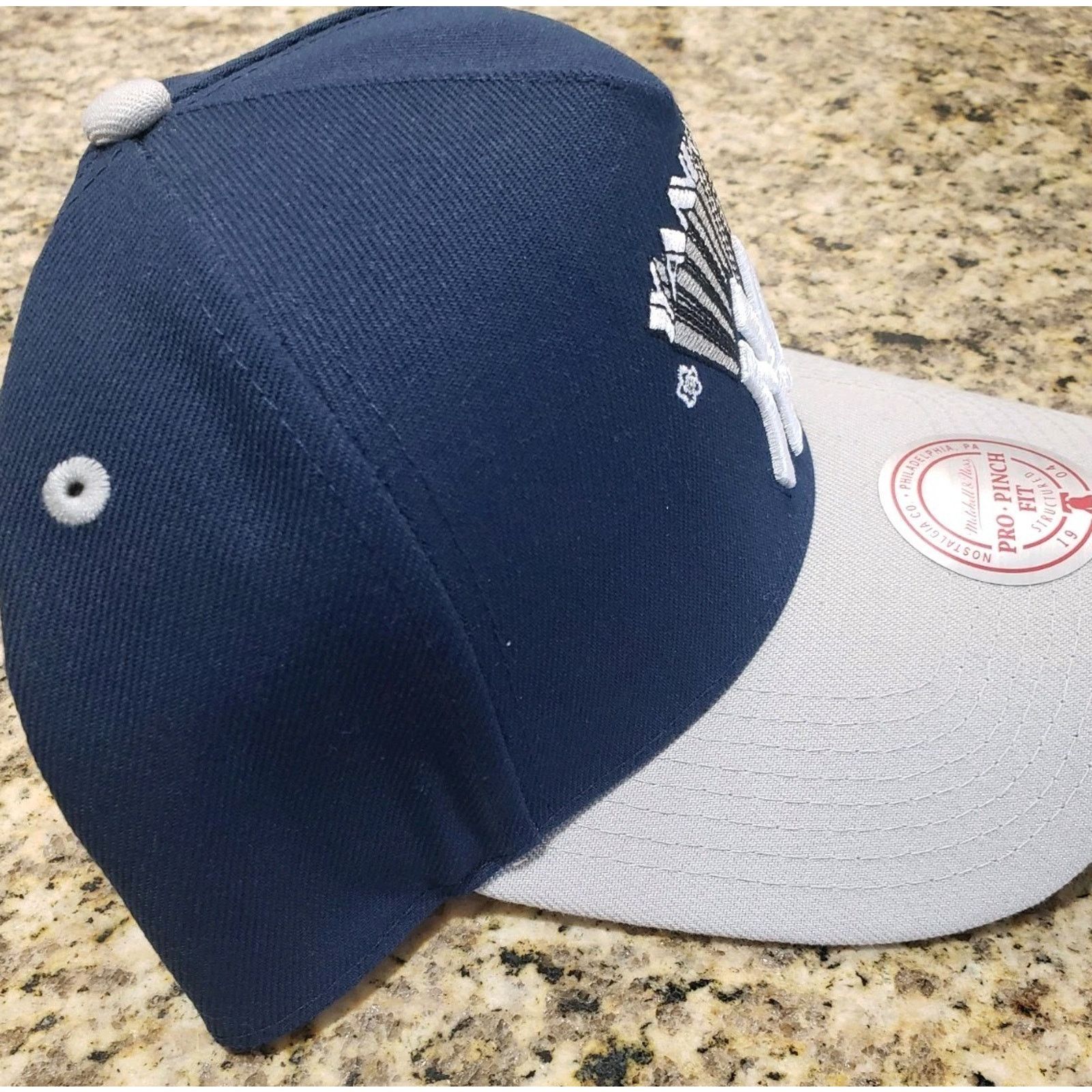 Mitchell & Ness New York Yankees Hat Cap Topps Snapback Navy Mitchell & Ness Size ONE SIZE - 2 Thumbnail