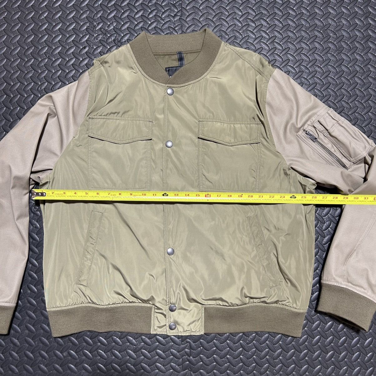 Express Express Military Bomber Style Jacket Olive Green Mens 2XL Size US XXL / EU 58 / 5 - 8 Thumbnail