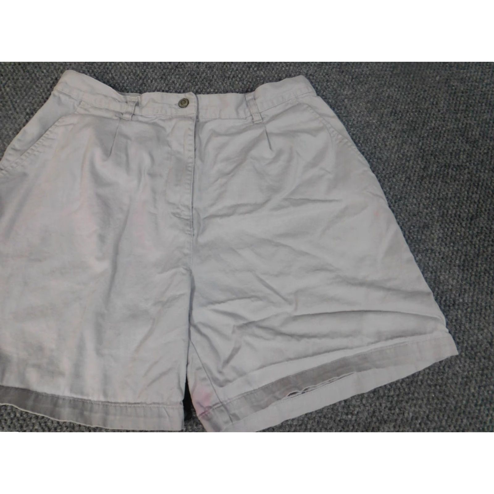 Bill Blass Bill Blass Womens Shorts 14 Chino Purple Flat Front Zip Casual Summer Classic Stretch Mens? Womens Size 24" / US 00 / IT 34 - 3 Thumbnail