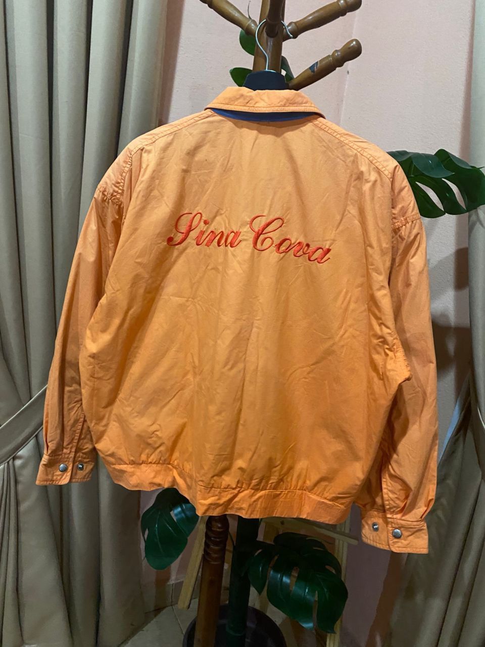 Japanese Brand VINTAGE 90S LUPO DI MARE SINA COVA BOMBER JACKET Size US M / EU 48-50 / 2 - 10 Thumbnail
