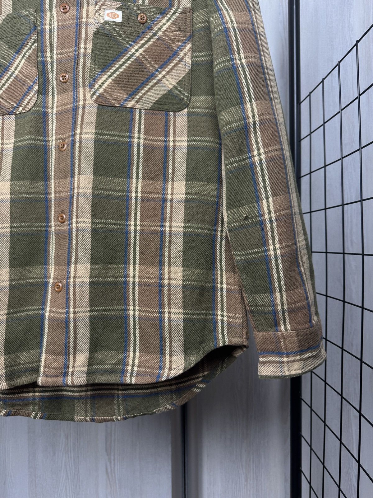 Flannel Nudie Jeans Sven Sturdy Plaid Flannel multicolor LS shirt Size US XS / EU 42 / 0 - 4 Thumbnail