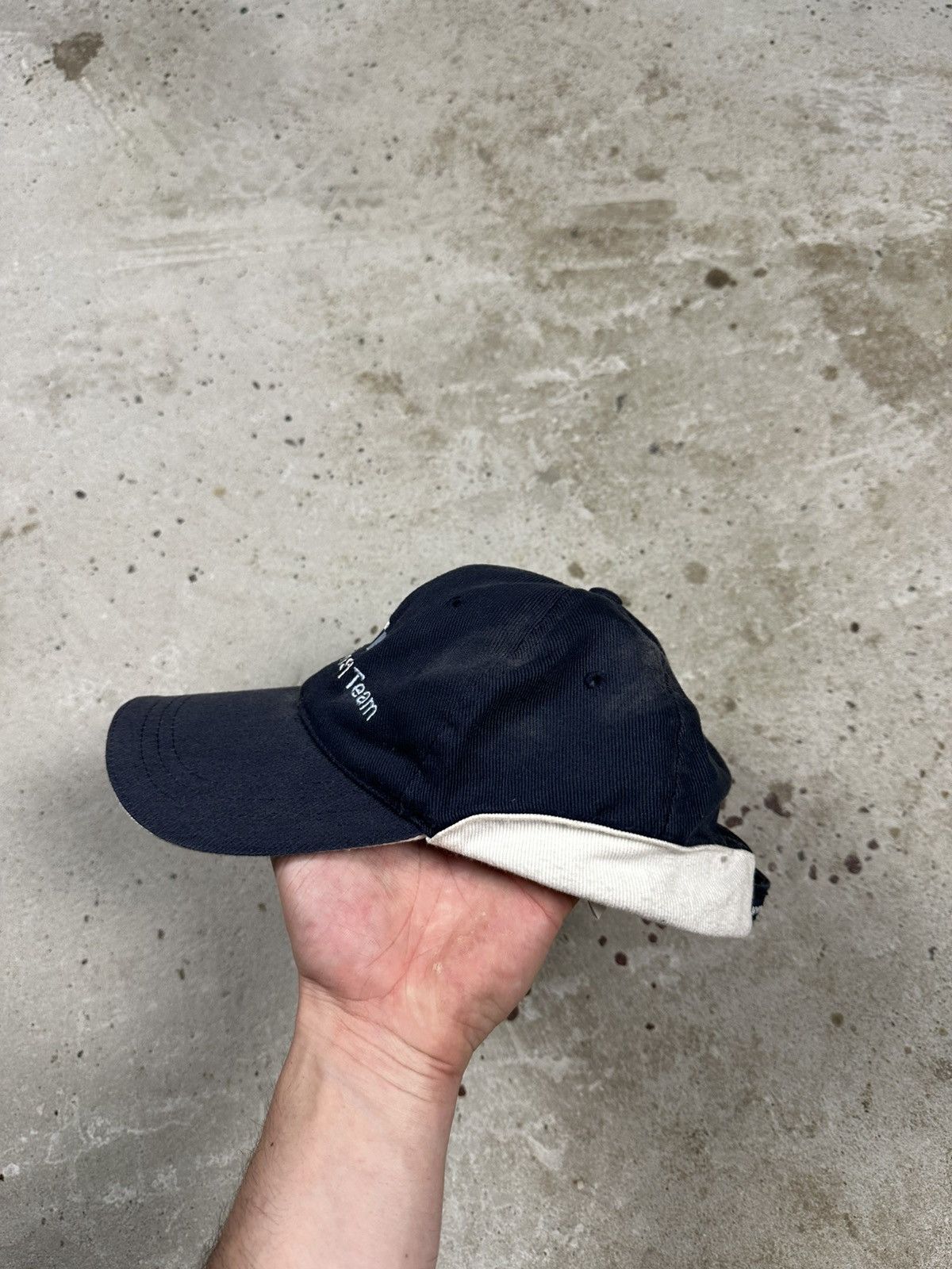 BMW Vintage 2002 BMW Williams F1 Formula Uno Team Hat Navy Size ONE SIZE - 3 Thumbnail