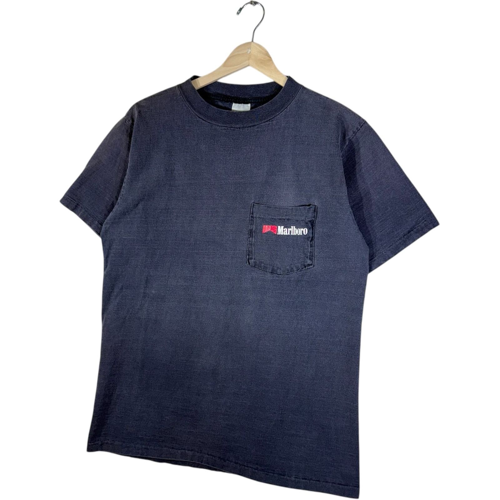 Marlboro Vintage Marlboro Cowboy Mullet Pocket Tee OSFA Size US L / EU 52-54 / 3 - 3 Thumbnail