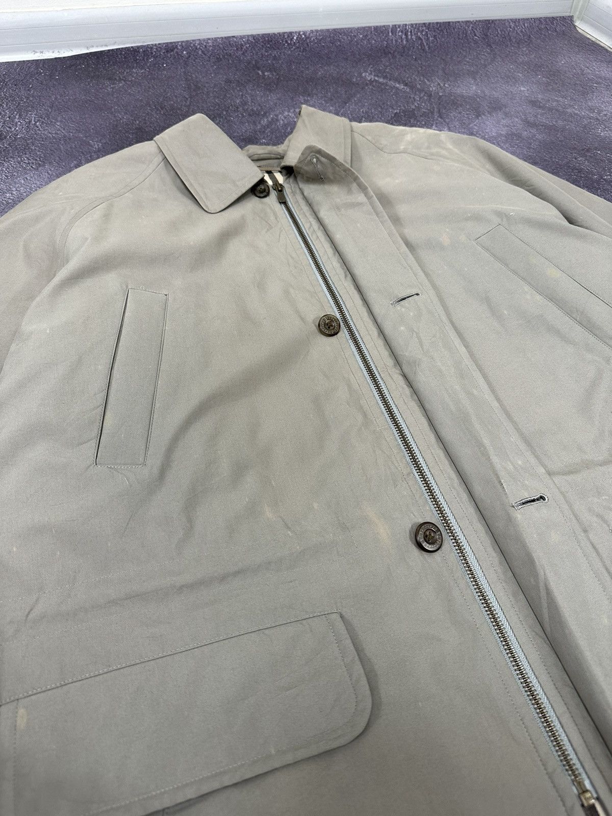 Burberry Vintage Burberry Nova Check Luxury Down Korean Parka Jacket Size US L / EU 52-54 / 3 - 9 Thumbnail