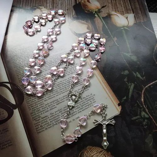 Jewelry Saint Benedict Rosary Necklace Chain Catholic Church Jesus Size ONE SIZE - 3 Thumbnail
