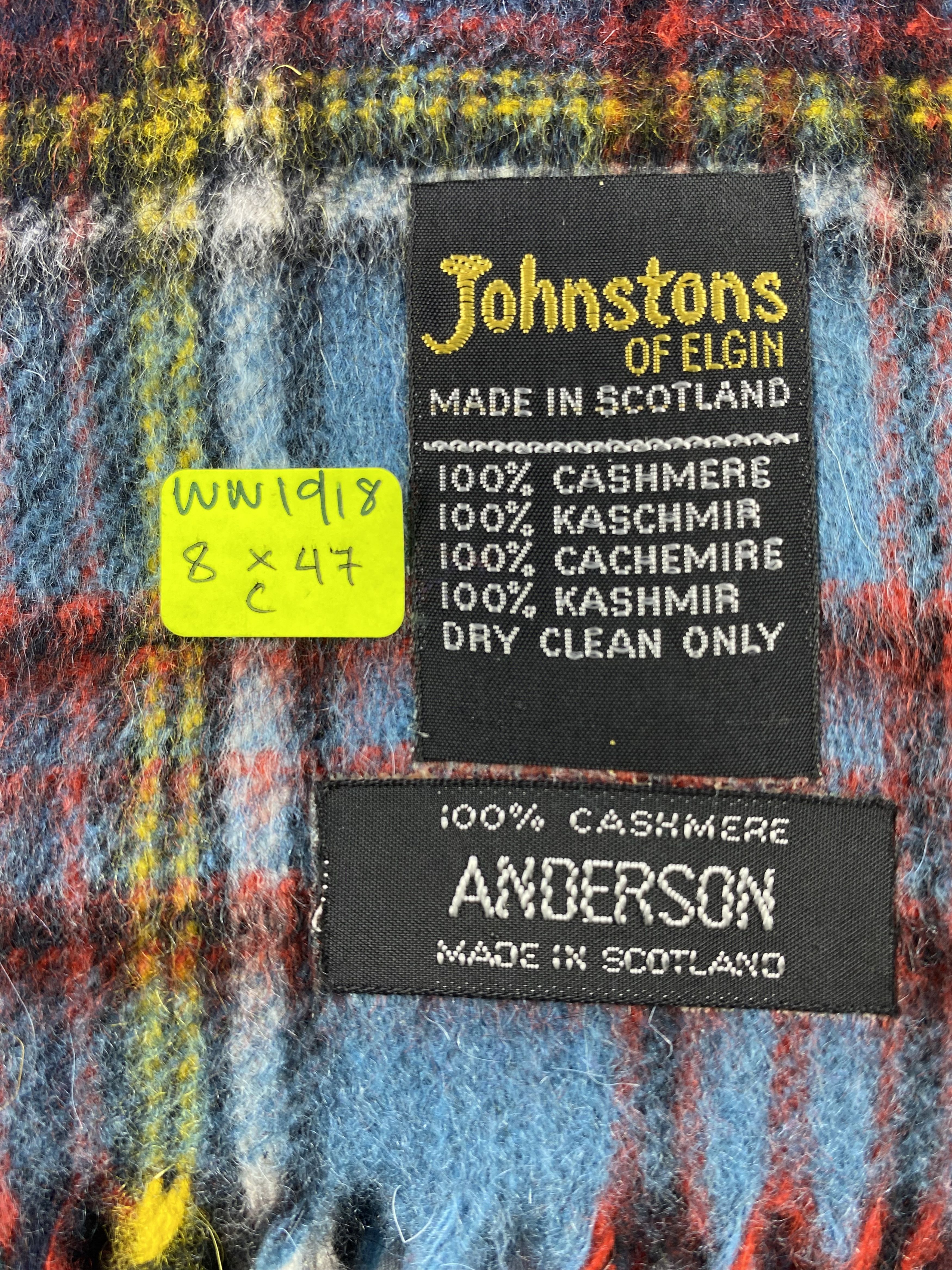 Johnstons Of Elgin × Vintage Johnstons Of Elgin Scarf / Muffler / Neckwear Size ONE SIZE - 5 Thumbnail