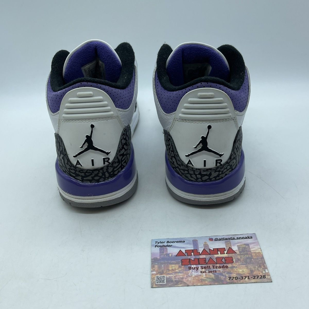 Jordan Brand Air Jordan 3 dark iris Size US 6 / EU 39 - 3 Thumbnail