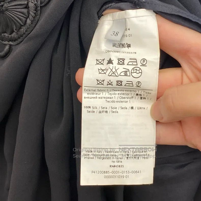 Valentino Valentino Show high public price heavy embroidery long dre Size S / US 4 / IT 40 - 5 Thumbnail