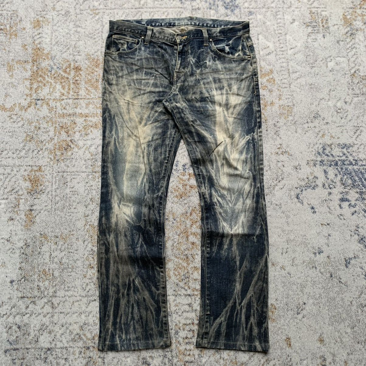 Tornado Mart Rare 2000s Tornado Mart Flared Acid Mudwash Jeans Size US 34 / EU 50 - 6 Thumbnail