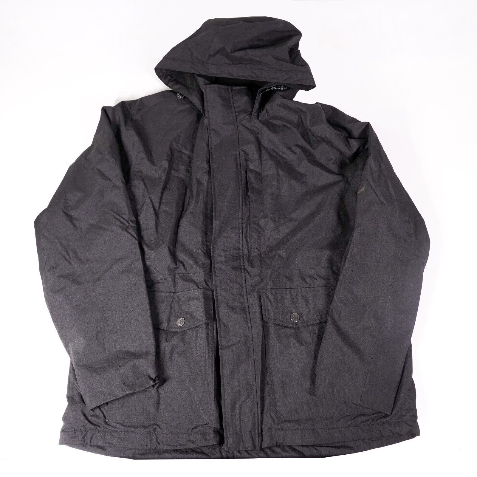 Other Swisstech Hooded Jacket Winter Coat Large 42-44 Black Gray Size US L / EU 52-54 / 3 - 1 Thumbnail