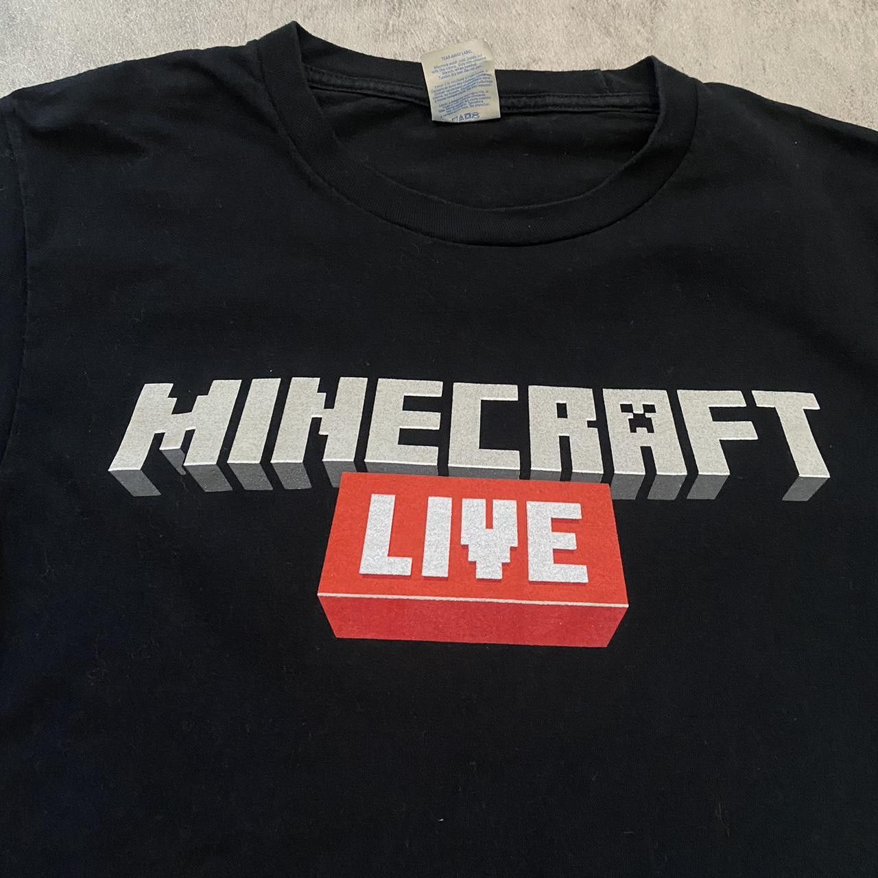 Other Black & white Minecraft Live tee #Minecraft Game Gamer Size US S / EU 44-46 / 1 - 3 Thumbnail