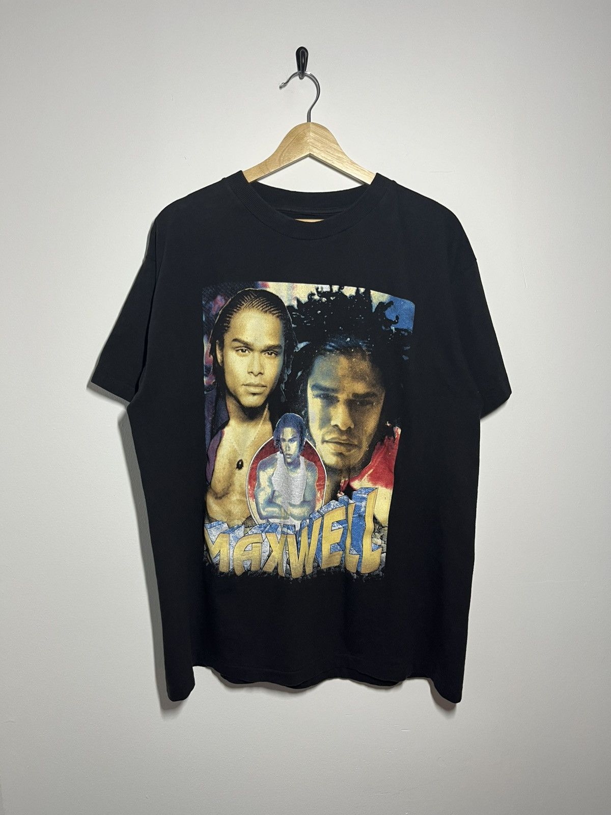 Rap Tees Vintage Maxwell Fortunate Rap Tee XL Single Stitch 90s Size US XL / EU 56 / 4 - 1 Thumbnail
