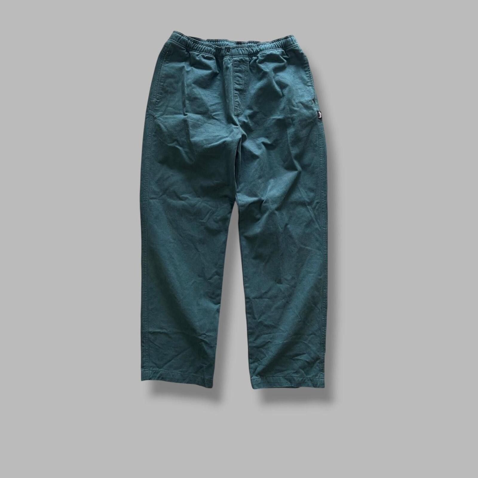Stussy Stüssy Green/Turquoise Baggy Pants Size US 34 / EU 50 - 1 Thumbnail