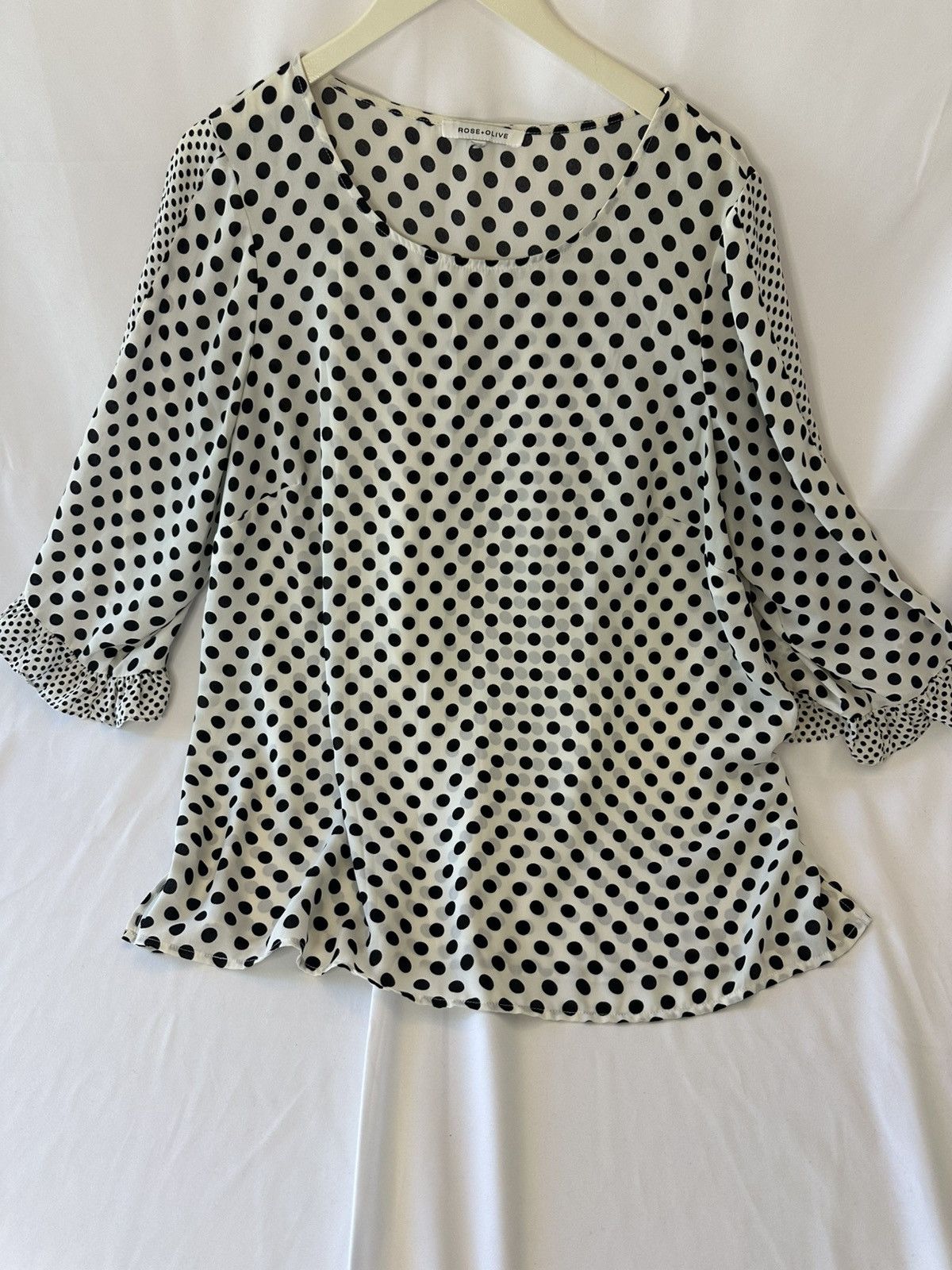 Other Rose + Olive Women’s Polka Dot Top Sz X-Large Size XL / US 12-14 / IT 48-50 - 1 Thumbnail