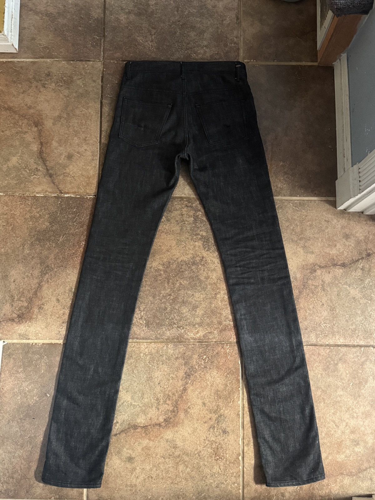 Dior Dior homme 05 raw black denim Size US 28 / EU 44 - 2 Thumbnail