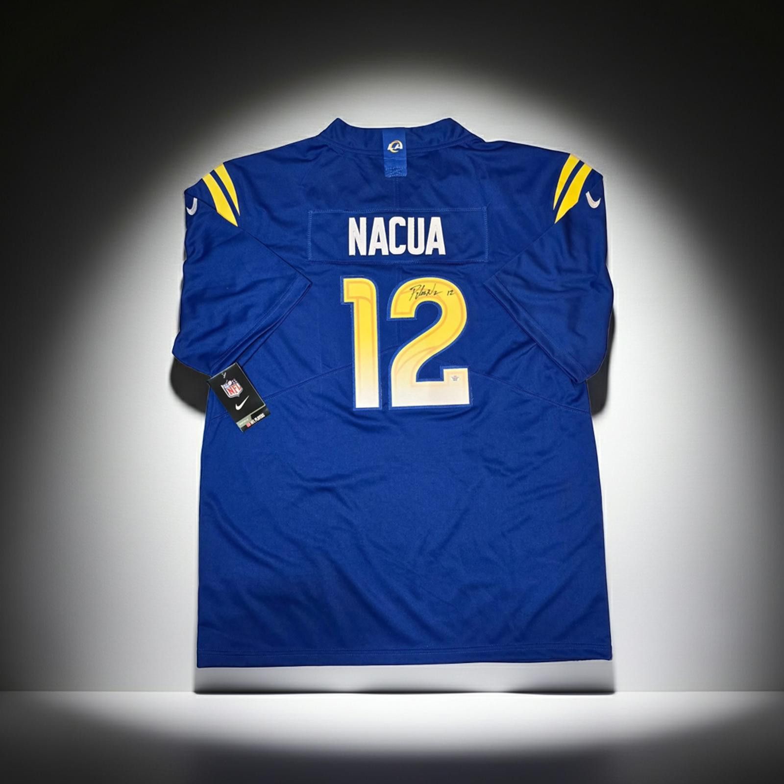 Other Puka Nacua LA Rams autographed football jersey COA (XL) Size ONE SIZE - 1 Thumbnail