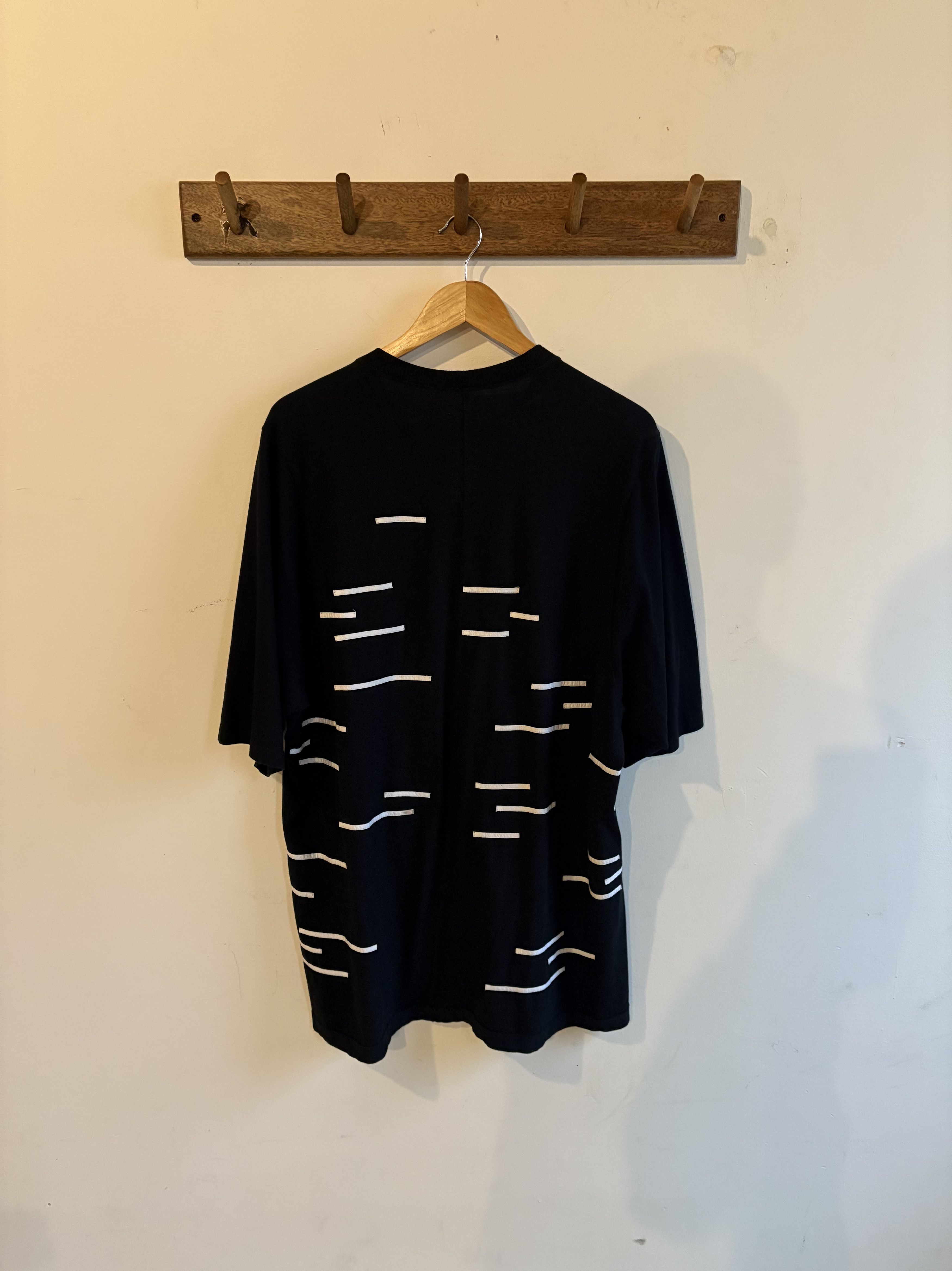 Rick Owens Drkshdw Rick Owens Drkshdw Stripe detail T Shirt Size US L / EU 52-54 / 3 - 6 Thumbnail