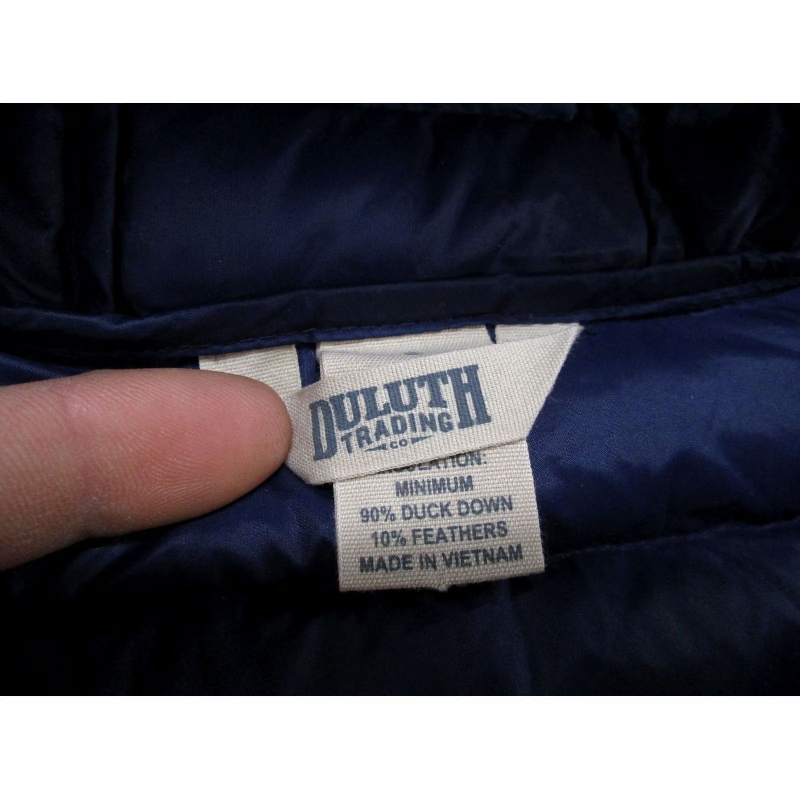 Vintage Duluth Blue 650 Duck Filled Down Right Jacket Womens S Full Zip Pertex Quantum Parka Hooded Mid-Length Zip Off 1st Item Adult Womens Size S / US 4 / IT 40 - 2 Thumbnail