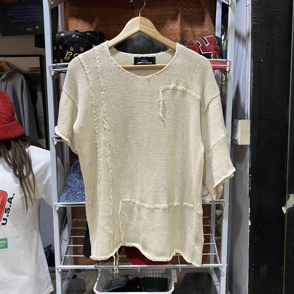 Comme des Garcons Vintage Tricot Comme des Garçons Reconstruct Knit Sweater Size US M / EU 48-50 / 2 - 1 Thumbnail