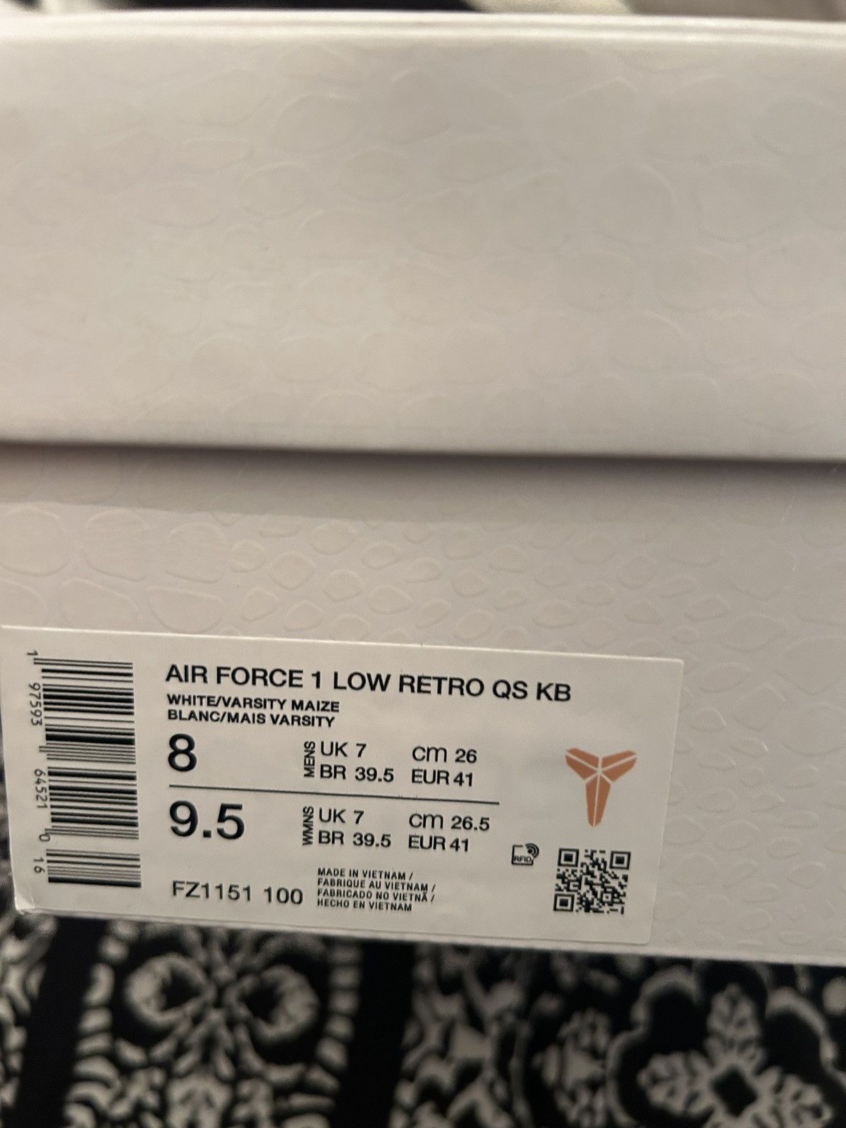 Nike Nike Air Force 1 Kobe Size US 8 / EU 41 - 7 Thumbnail
