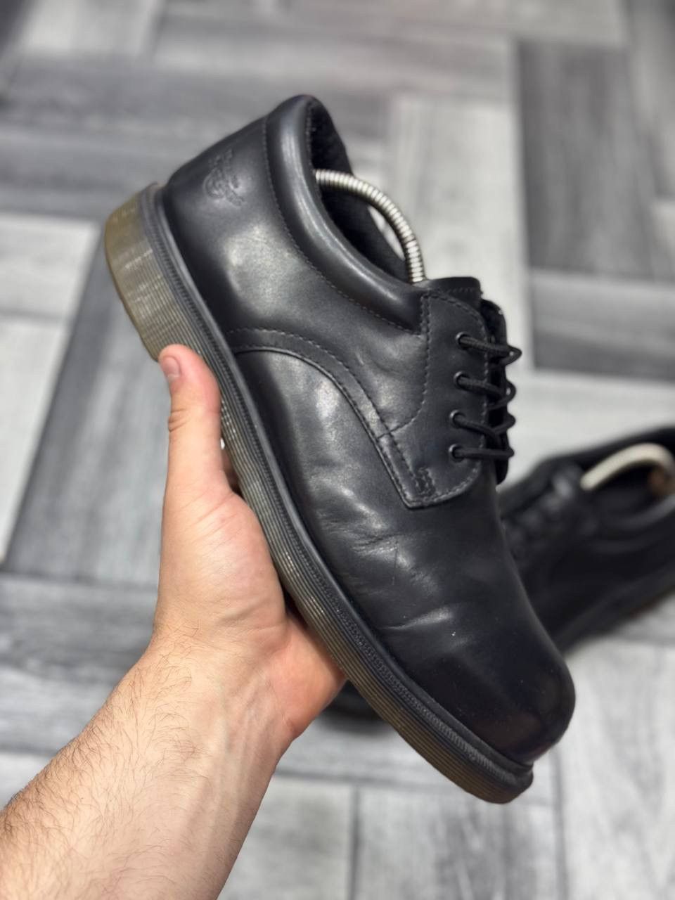 leather shoes from Dr. Martens