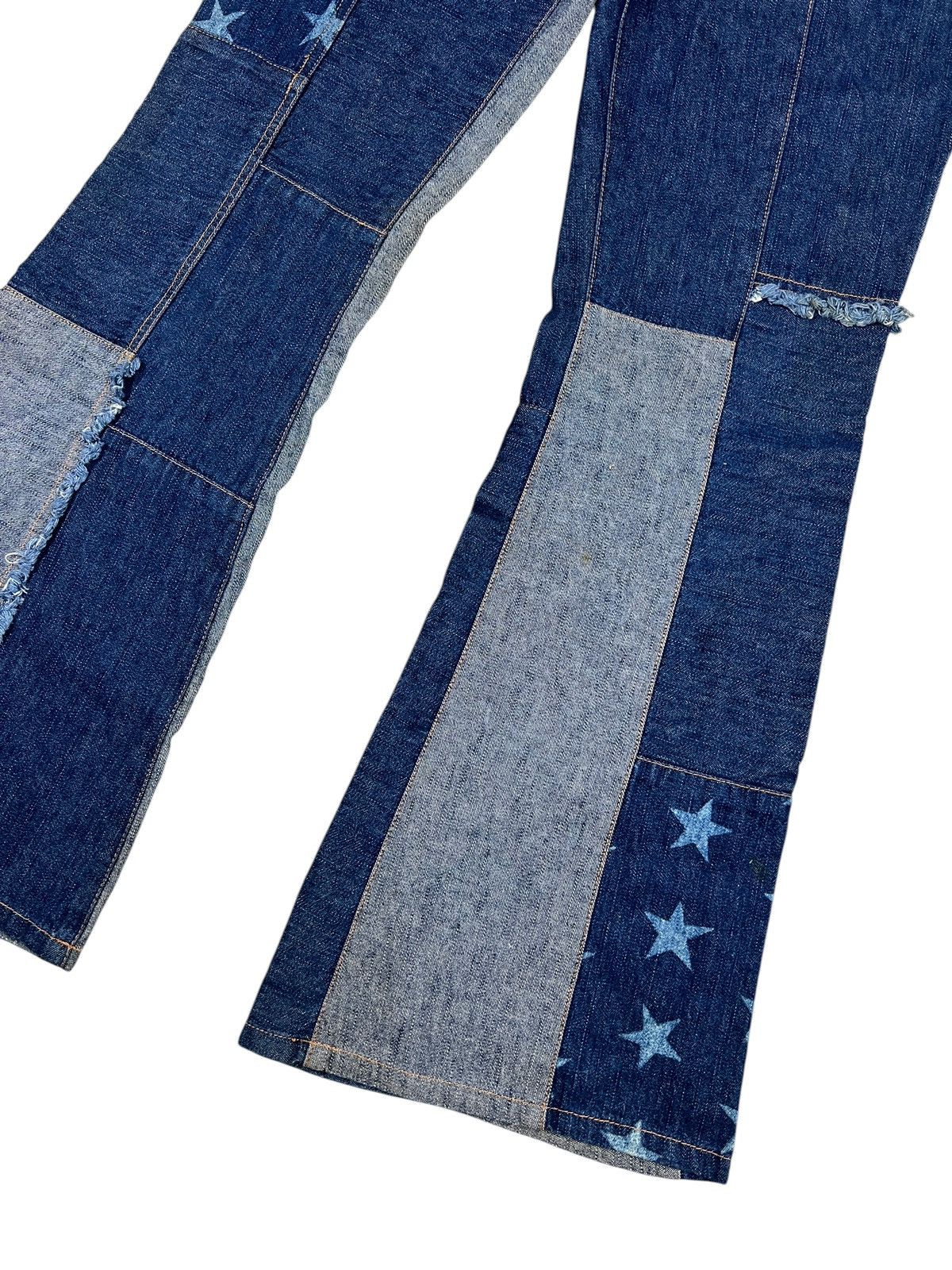 Hysteric Glamour × Japanese Brand F.M.N 🇯🇵 Rebuilt Flare Jeans Size 27" / US 4 / IT 40 - 5 Thumbnail