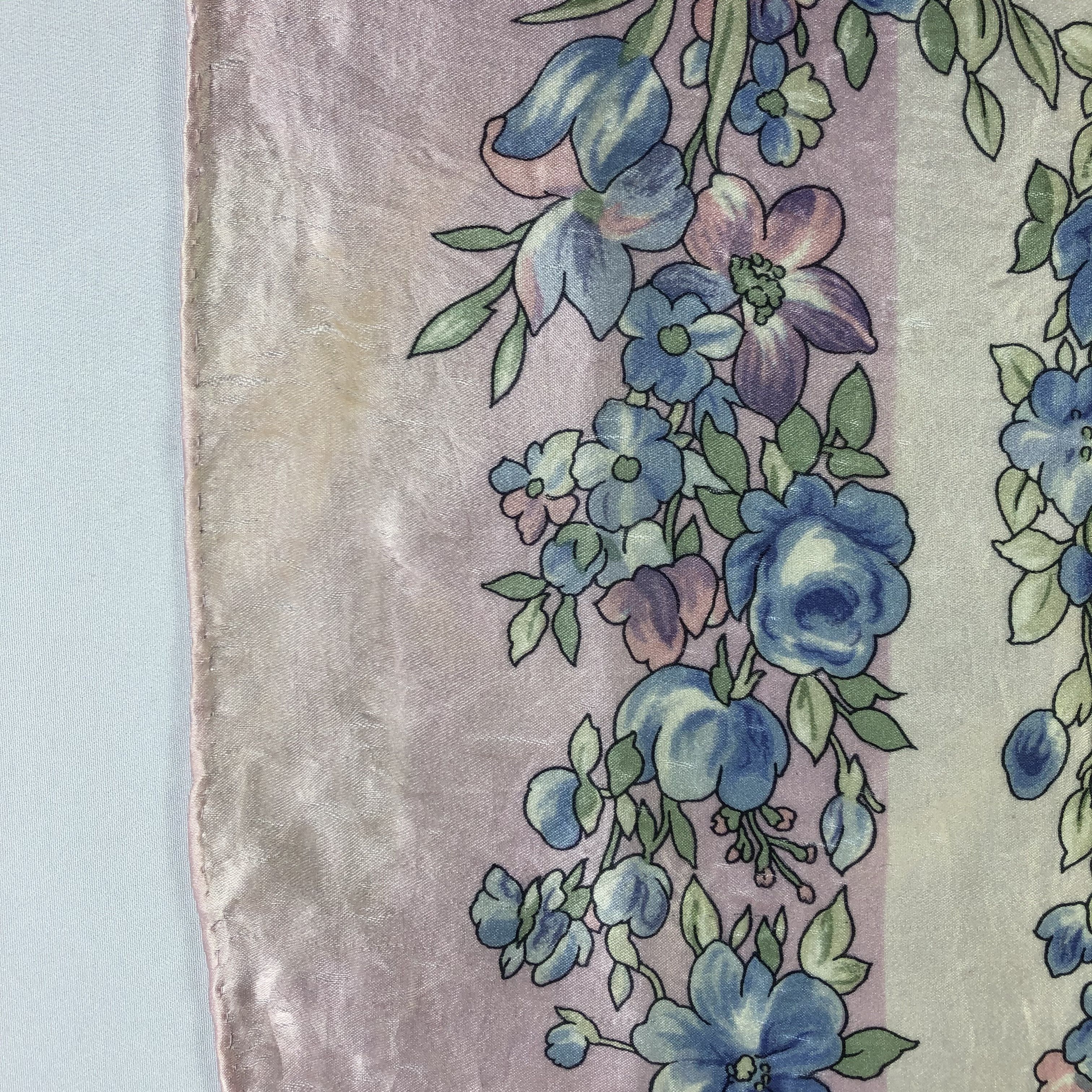 Vintage Vintage Silk Scarf Size ONE SIZE - 7 Thumbnail