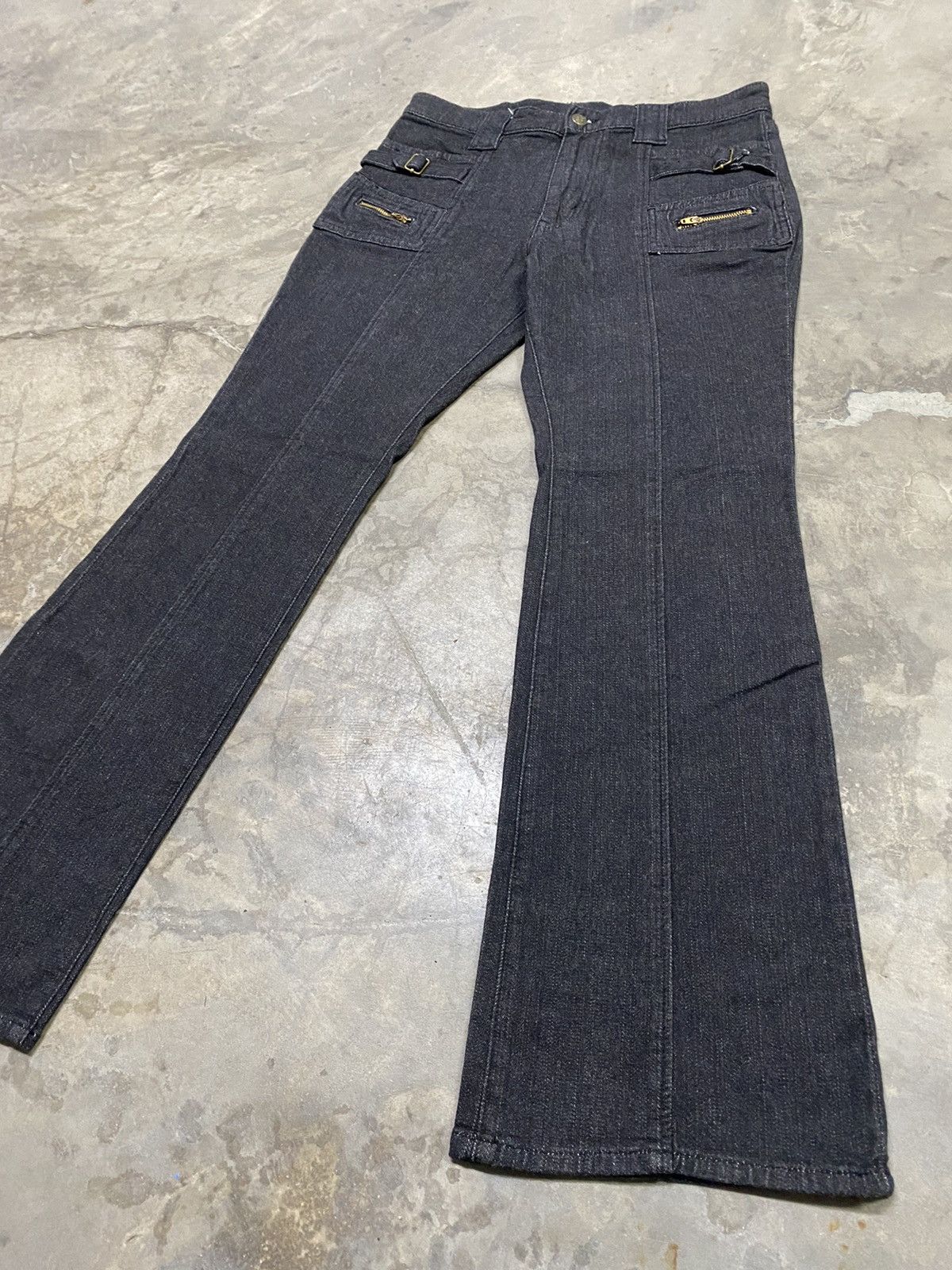 Hysteric Glamour × Japanese Brand × Tornado Mart Flare Jeans Japanese Advantage Soft Denim Size US 31 - 1 Thumbnail