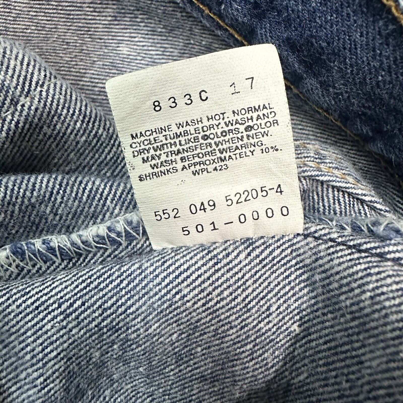 Levi's × Vintage Vintage Levi’s 501 Faded Dark Wash Denim Jeans 32x34 Size US 32 / EU 48 - 9 Thumbnail