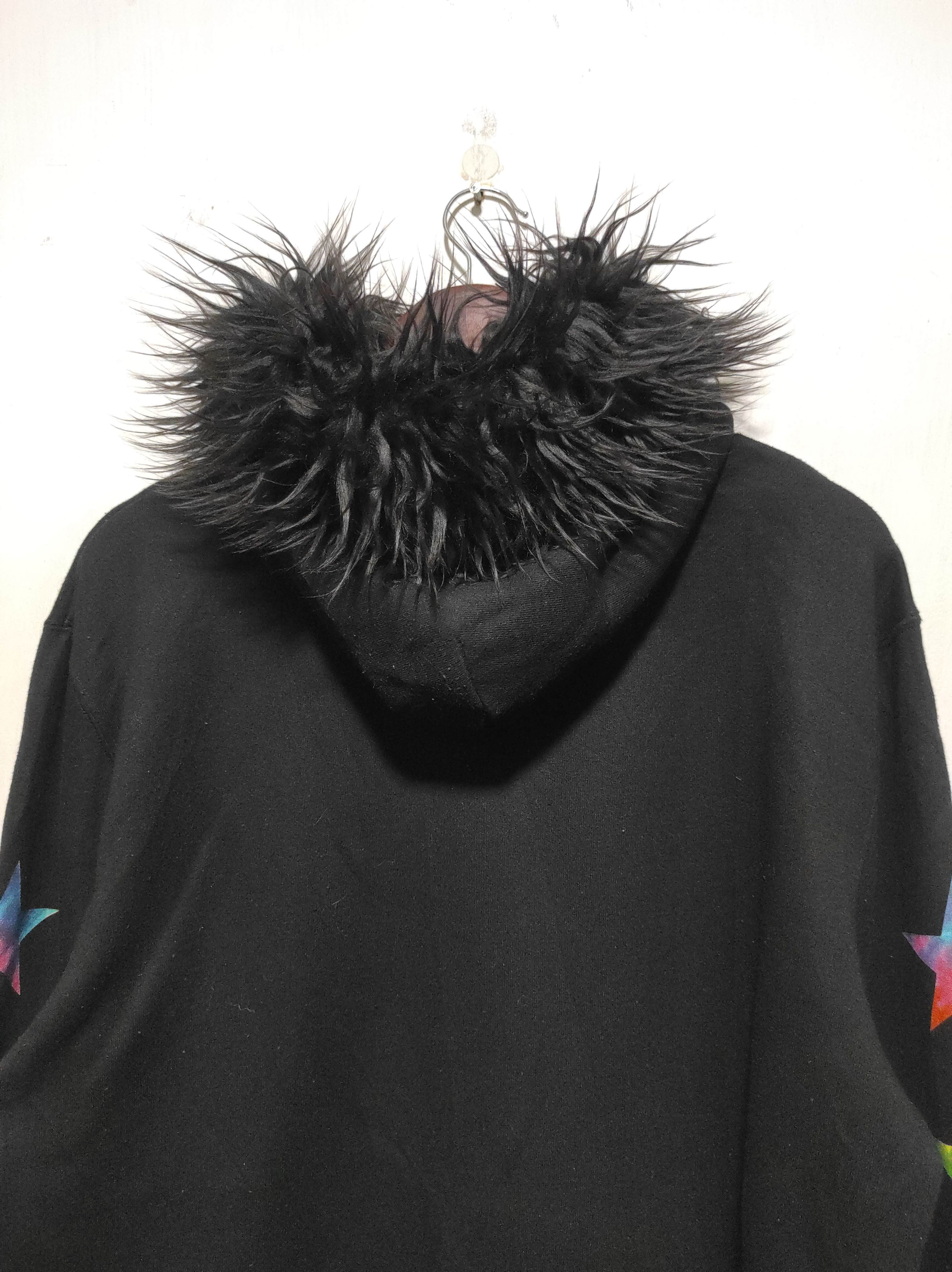 Japanese Brand Anap black fur hoodie ifsix LGB style Size US L / EU 52-54 / 3 - 12 Thumbnail