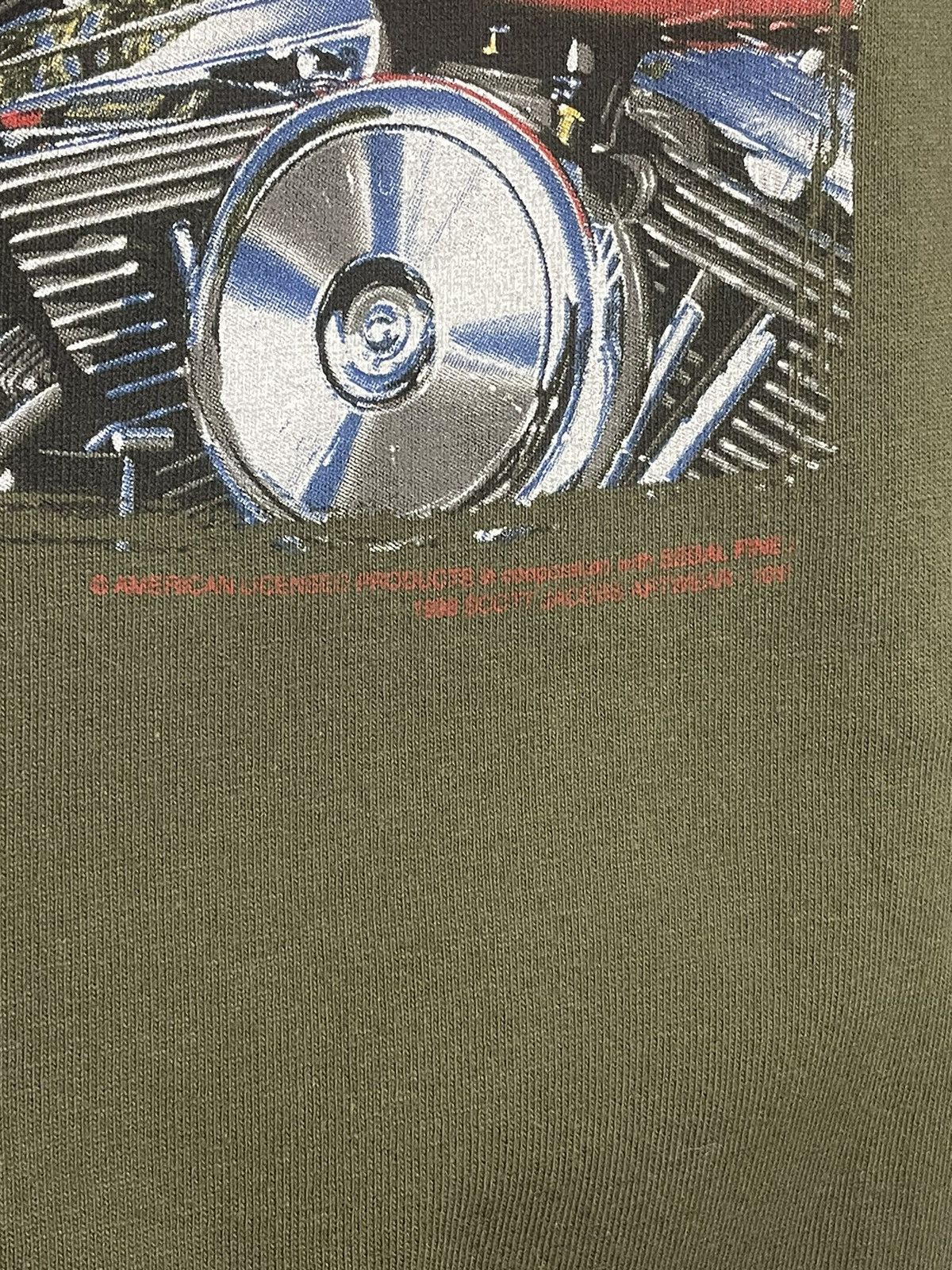 Vintage Rare 1998 Harley Davidson Thunder Row T-shirt 3D Emblem USA Size US M / EU 48-50 / 2 - 8 Thumbnail
