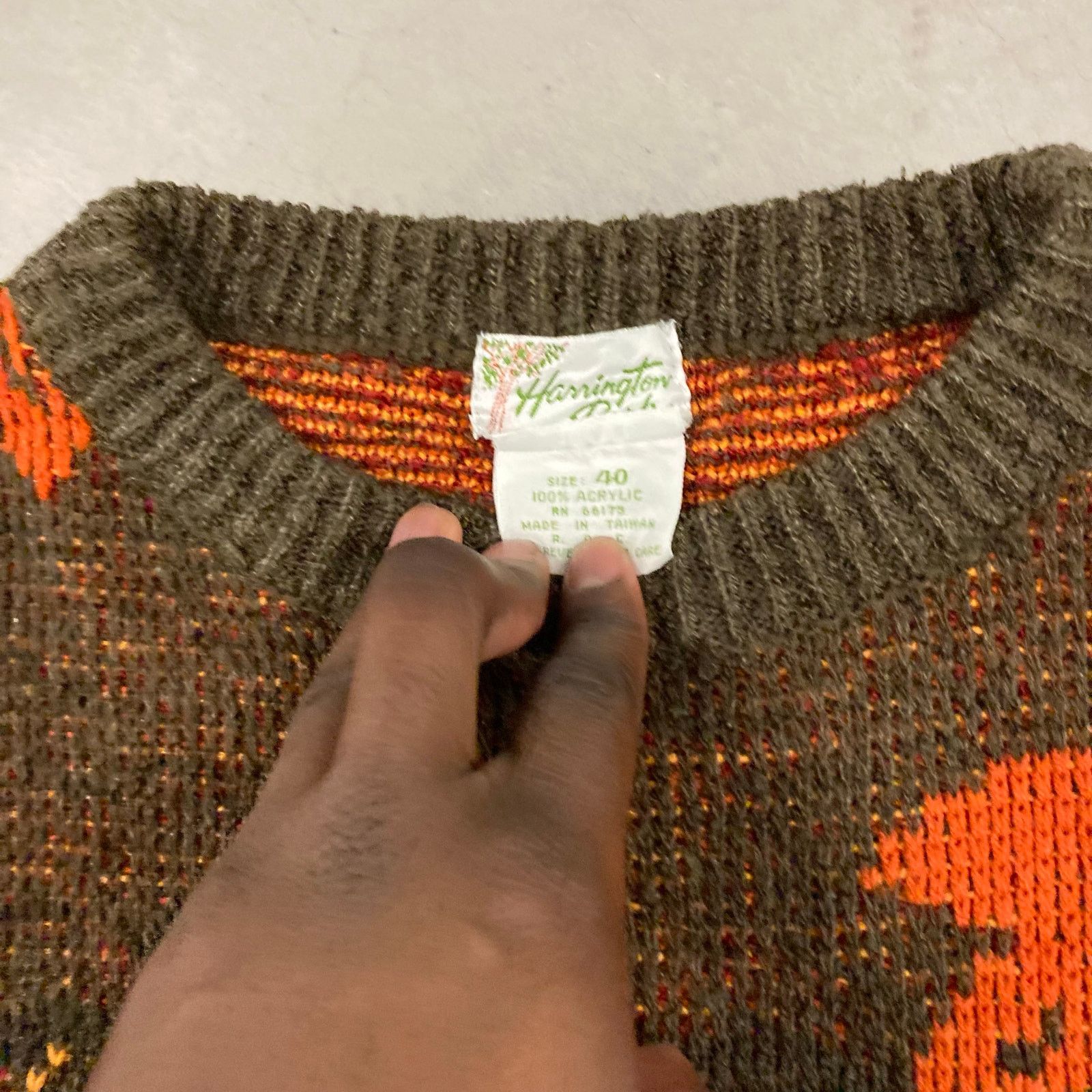 Vintage vintage y2k fall leaf sweater Size US L / EU 52-54 / 3 - 3 Thumbnail