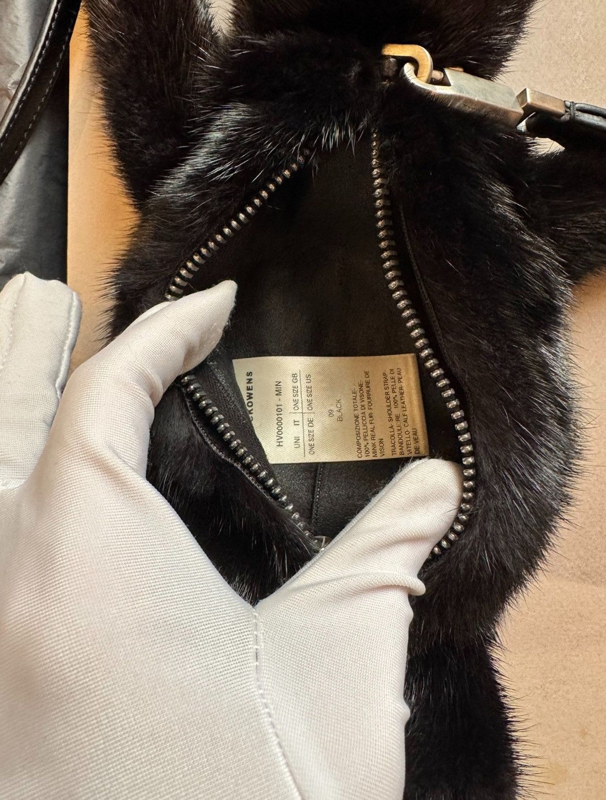 Rick Owens Rick Owens FW19 mink fur rabbit bag bag 2412-Nextarrow Size ONE SIZE - 3 Thumbnail