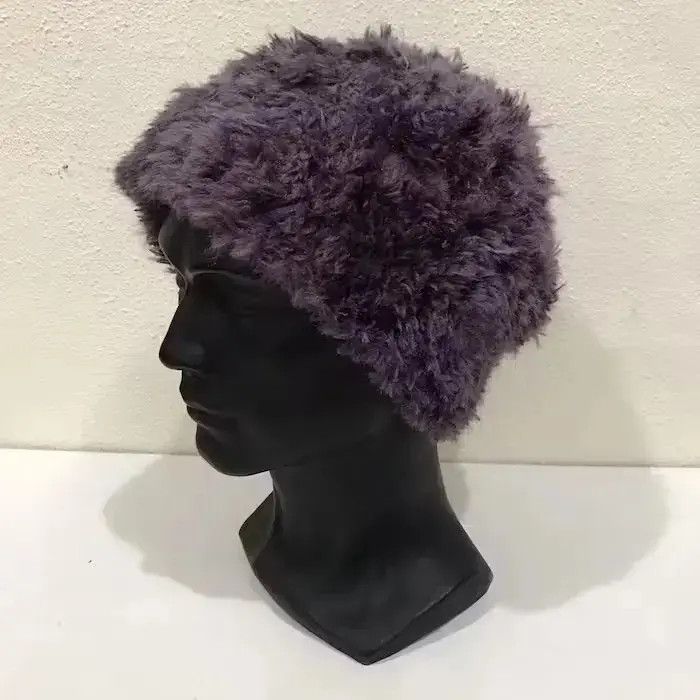 Japanese Brand Mohair Japanese Brand Fleece Beanie Hat Size ONE SIZE - 2 Thumbnail