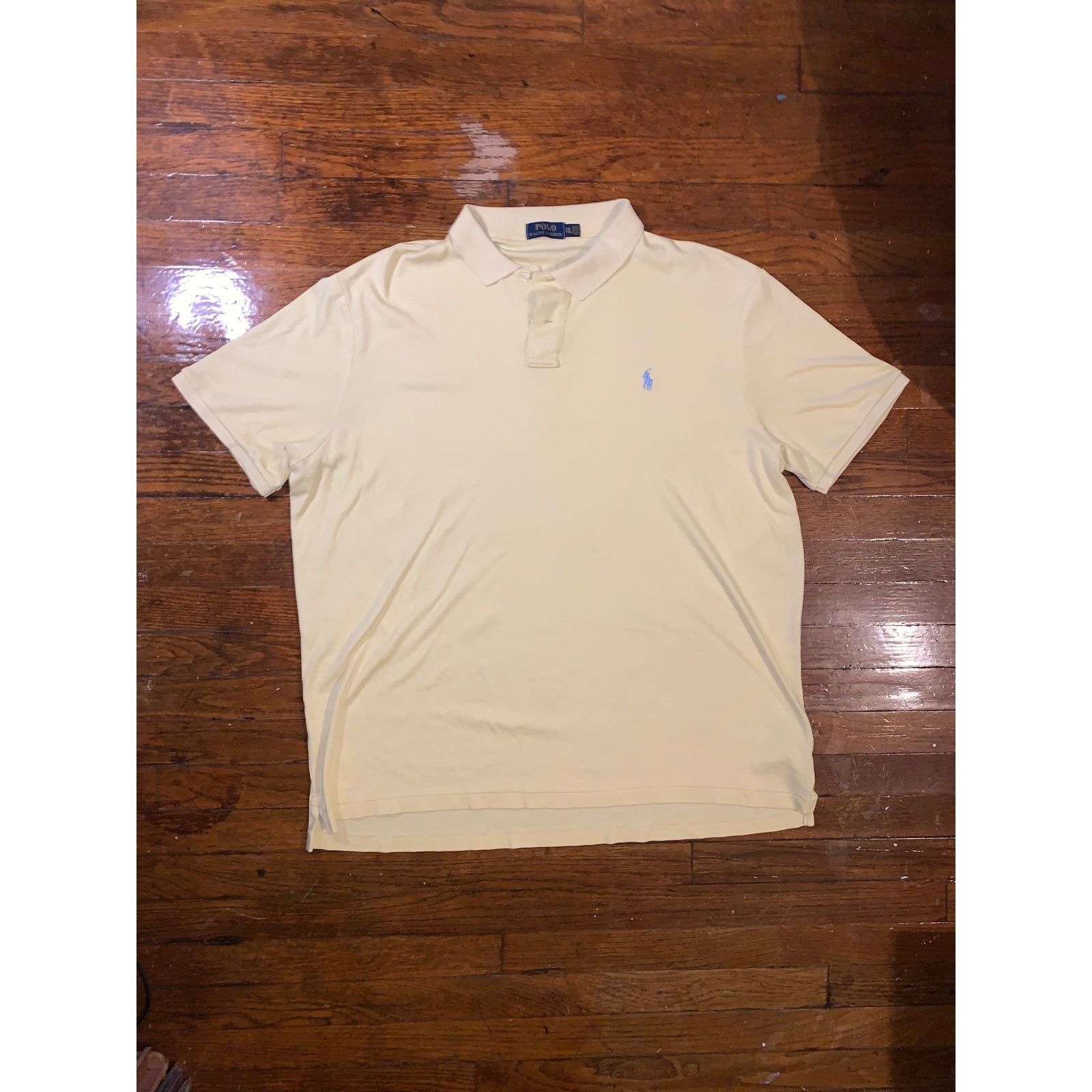 Polo Ralph Lauren Polo Ralph Lauren Yellow Polo Shirt XXL Blue Short Sleeve Size US XXL / EU 58 / 5 - 1 Thumbnail