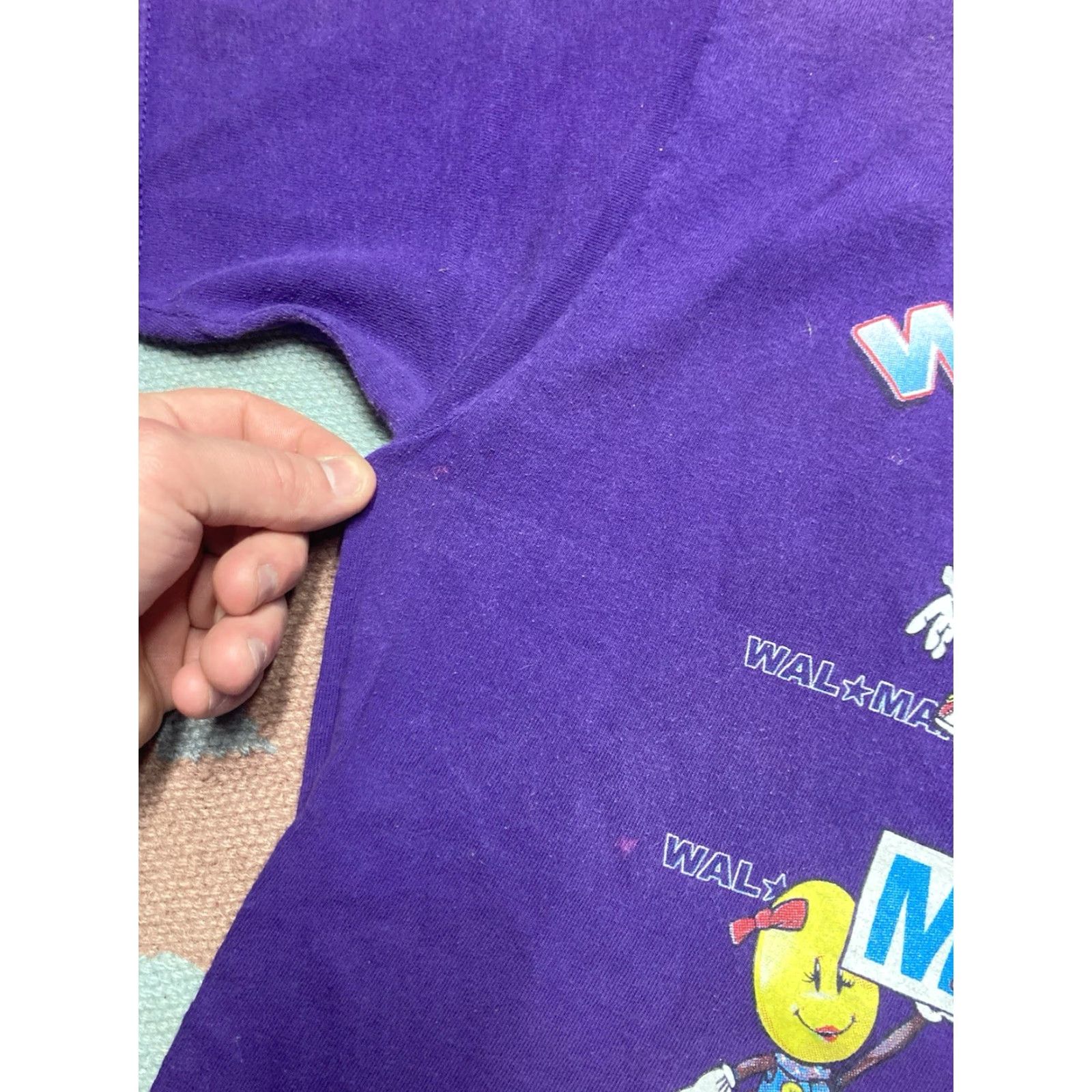 Jerzees VINTAGE Jerzees T-Shirt Walmart we are a team smiley face Warren Michigan Large Purple Men Shirt Mens L Size US L / EU 52-54 / 3 - 6 Thumbnail