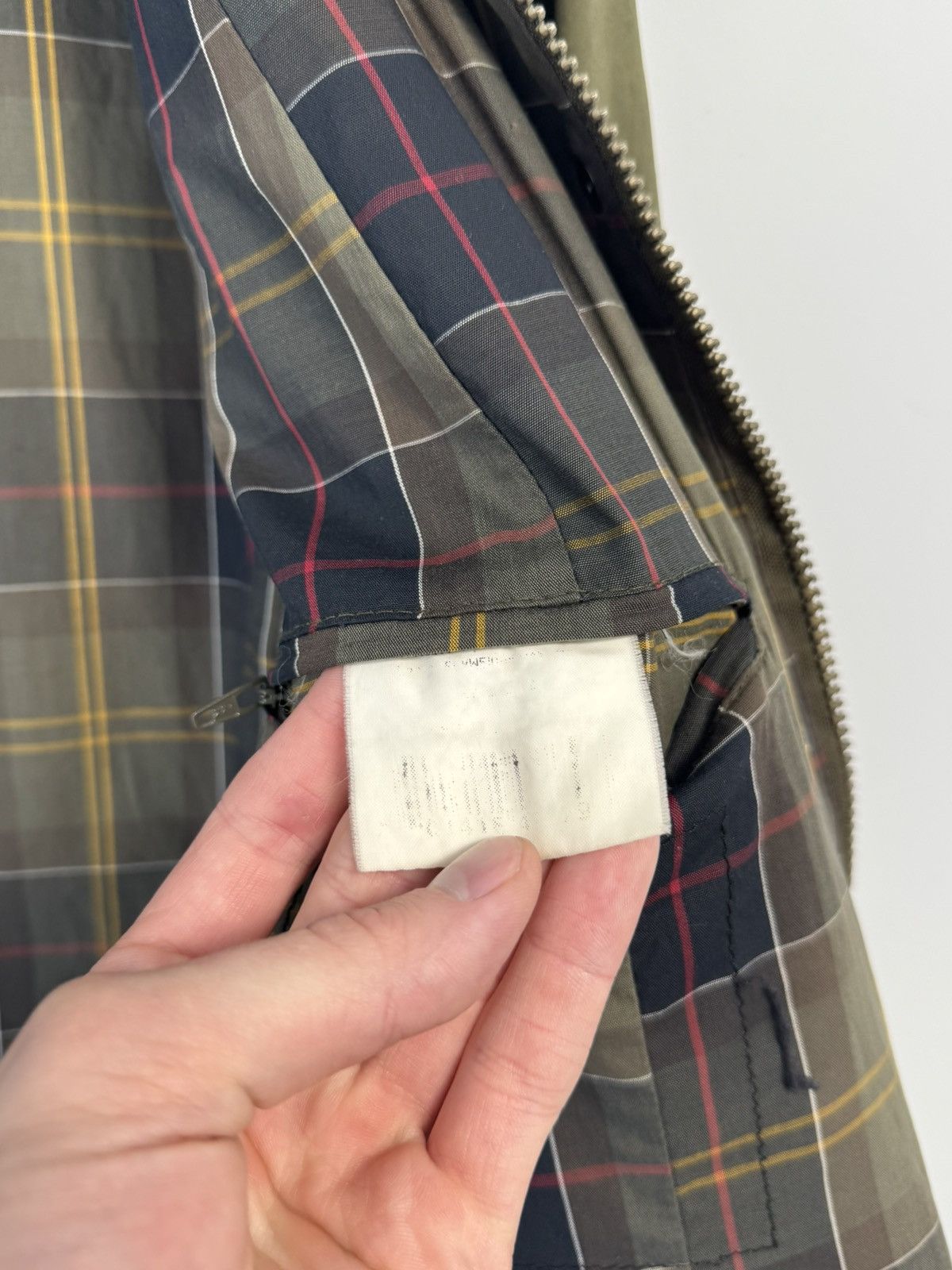 Barbour Women’s Barbour L1091 Utility Waxed Olive Jacket Wax Coat Size M / US 6-8 / IT 42-44 - 17 Thumbnail