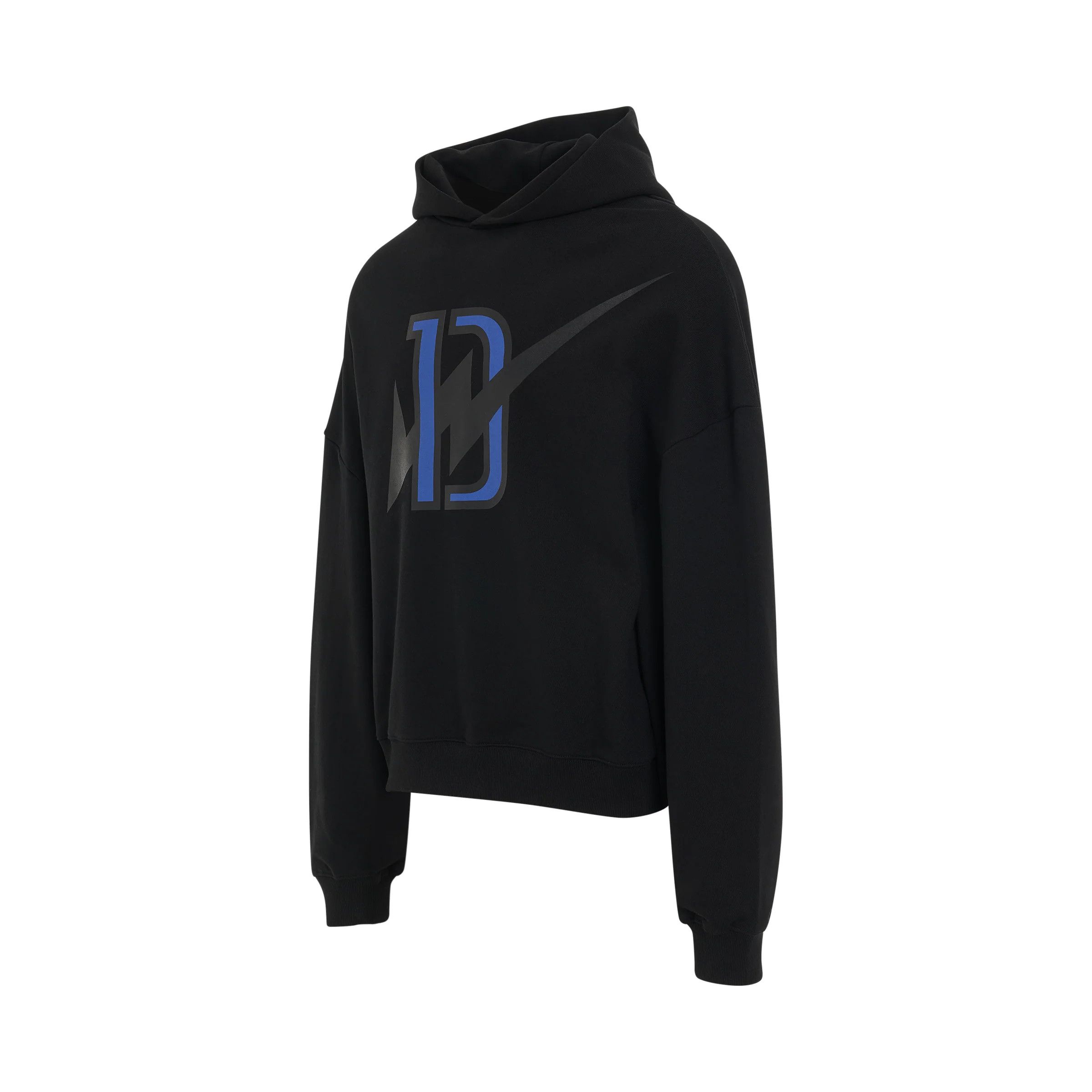 WE11DONE o1mris0824 D Logo Hoodie in Black Size US S / EU 44-46 / 1 - 2 Thumbnail