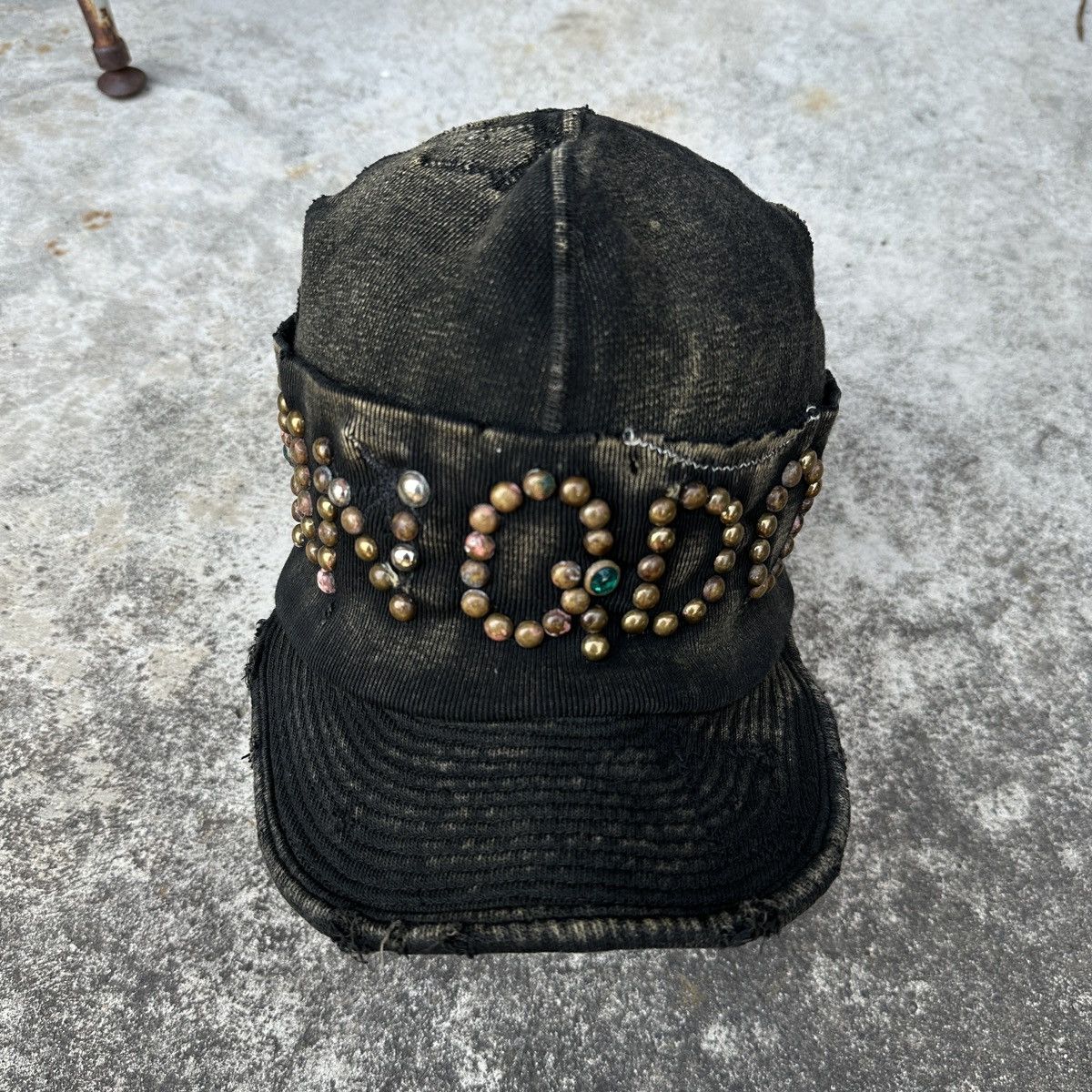 Kapital Conductor Cap Old man Kingdom of K Studded Jewel gemstone Size ONE SIZE - 2 Thumbnail