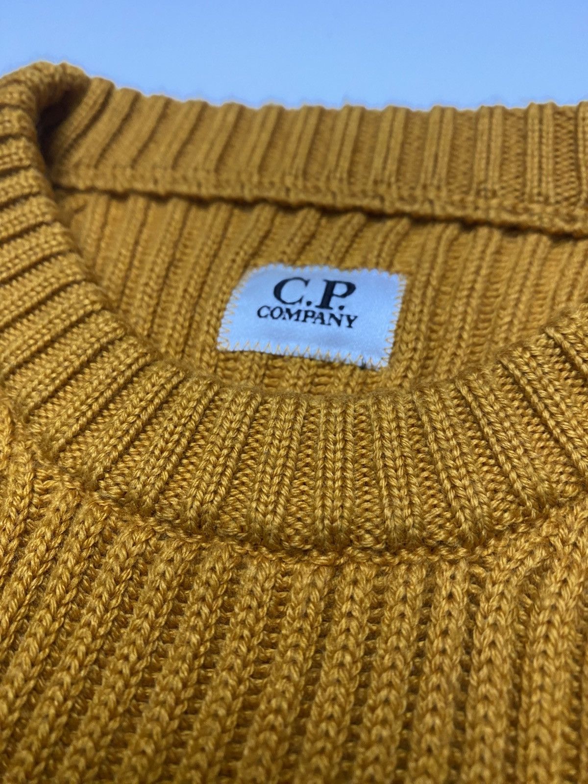 C.P. Company Cp Company Rib Merino Knitted Wool Lens Sweater Size US M / EU 48-50 / 2 - 9 Thumbnail