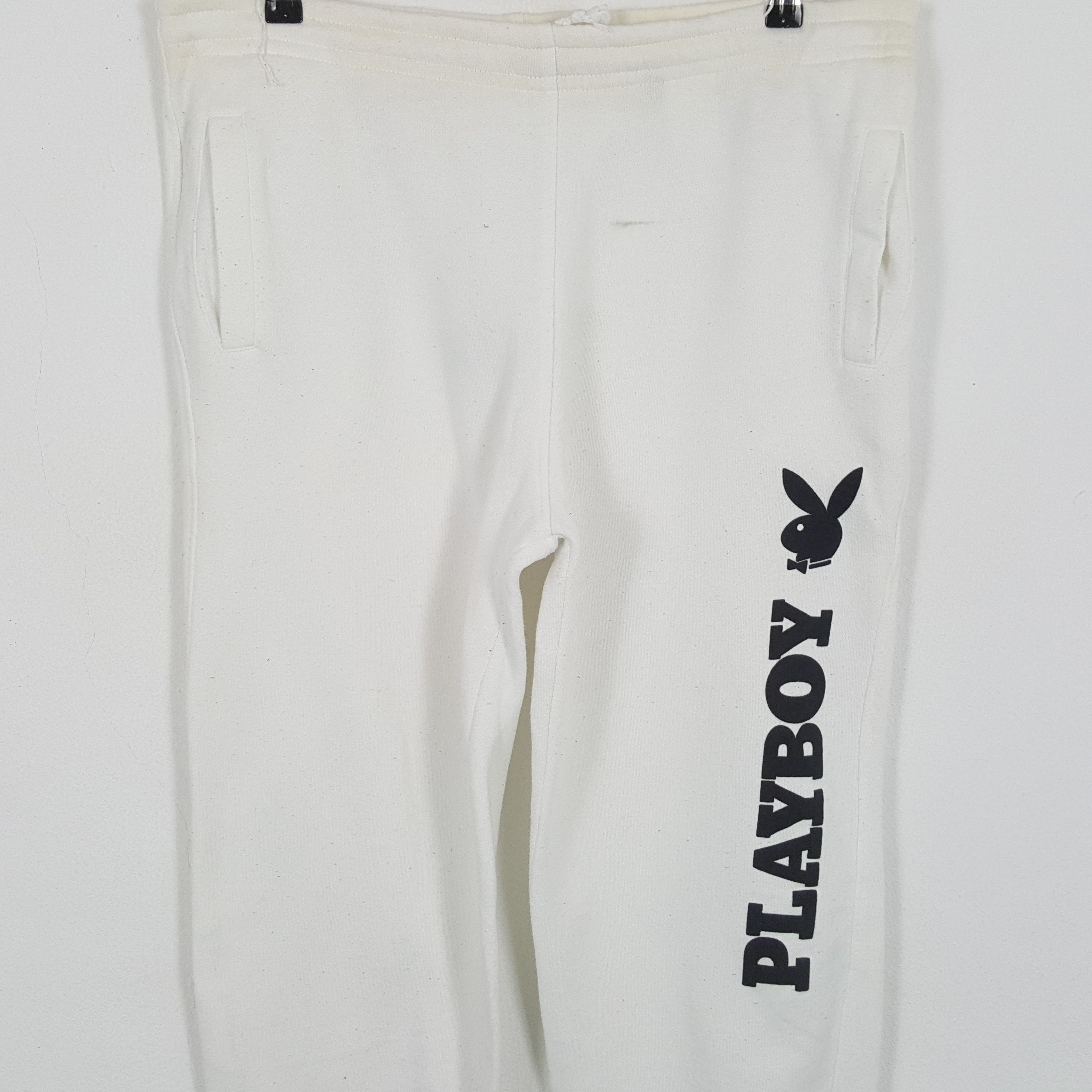 Playboy × Vintage PLAYBOY Logo Spellout Design Jogger Sweatpants Size US 34 / EU 50 - 2 Thumbnail