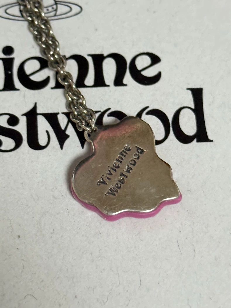 Vivienne Westwood Vivienne Westwood Pink lacquered earrings and necklace Size ONE SIZE - 7 Thumbnail