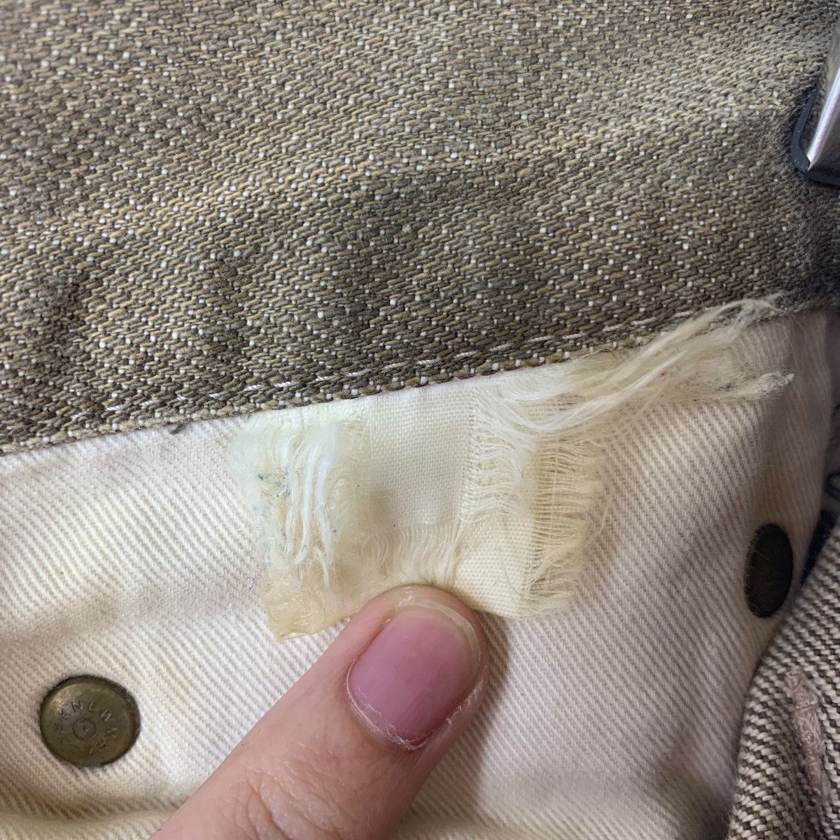 Japanese Brand CONCAVE ATTEMPT Brown colour jeans Size US 34 / EU 50 - 23 Thumbnail