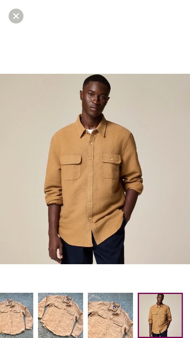 J.Crew J Crew Heavyweight Chamois Workshirt Large Size US L / EU 52-54 / 3 - 14 Thumbnail