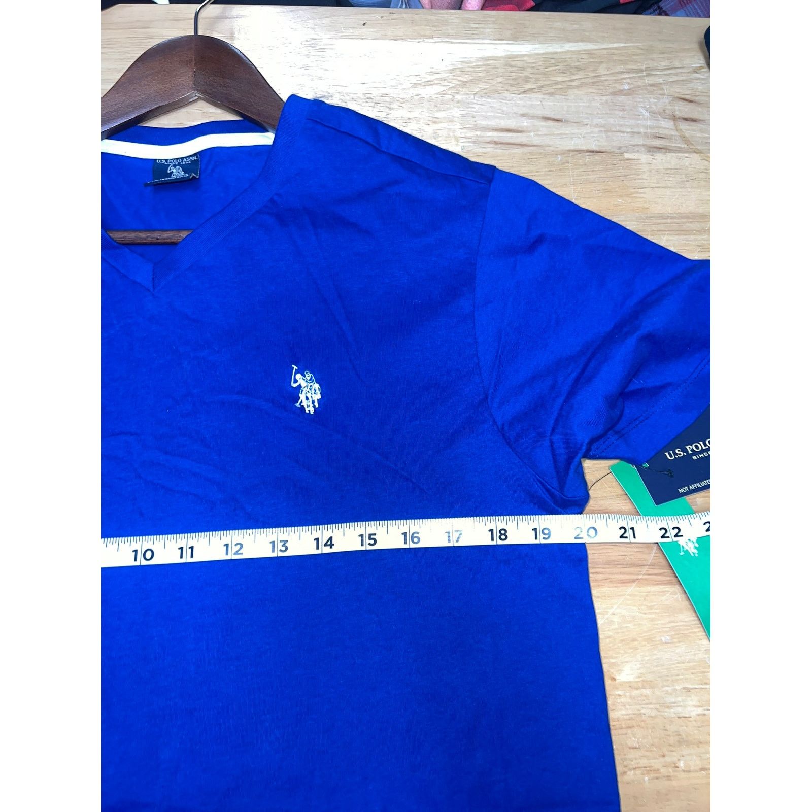 U.S. Polo Assn. US Polo Assn Blue Shirt Tee Small Pony NWT Tee Medium Size US M / EU 48-50 / 2 - 8 Thumbnail