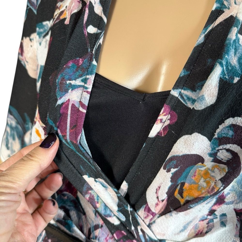 Halston NWT New Halston Floral Belted Maxi Dress Size S Size S / US 4 / IT 40 - 9 Thumbnail