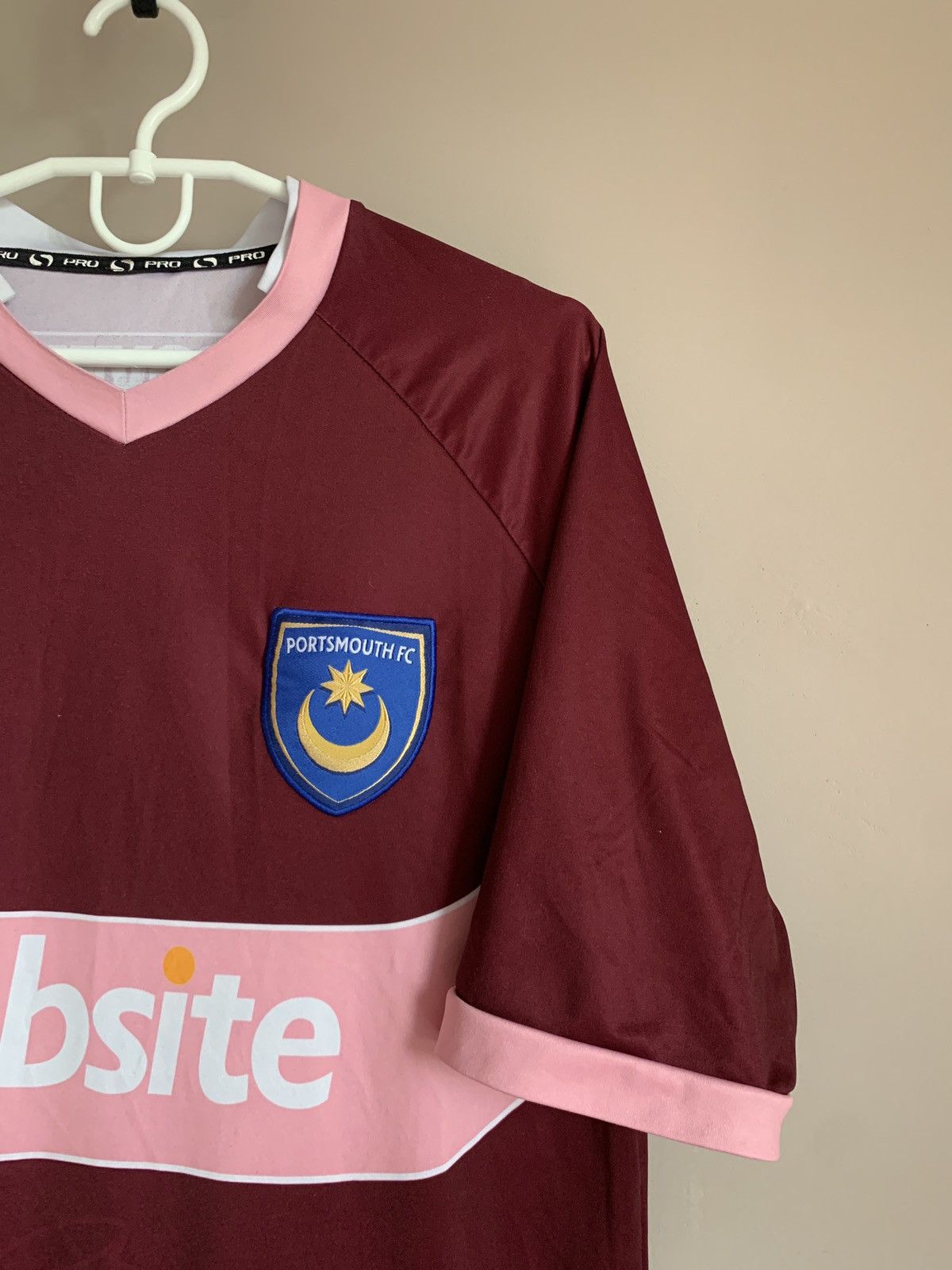 Other Portsmouth Away Football Shirt Sondico Pink Soccer Size M Size US M / EU 48-50 / 2 - 4 Thumbnail