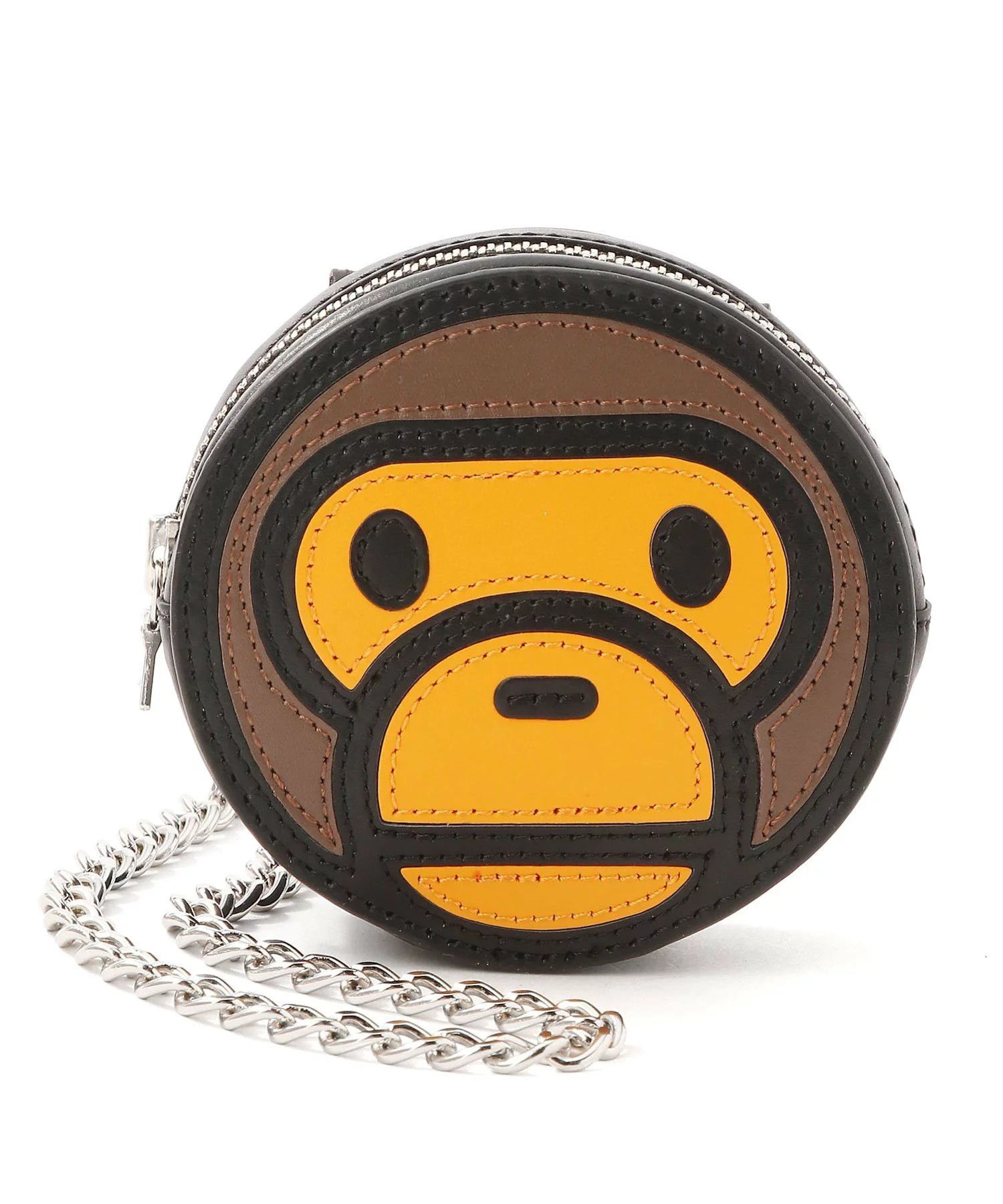 Bape Bape APE MILO FACE PU LEATHER MINI SHOULDER BAG | Grailed